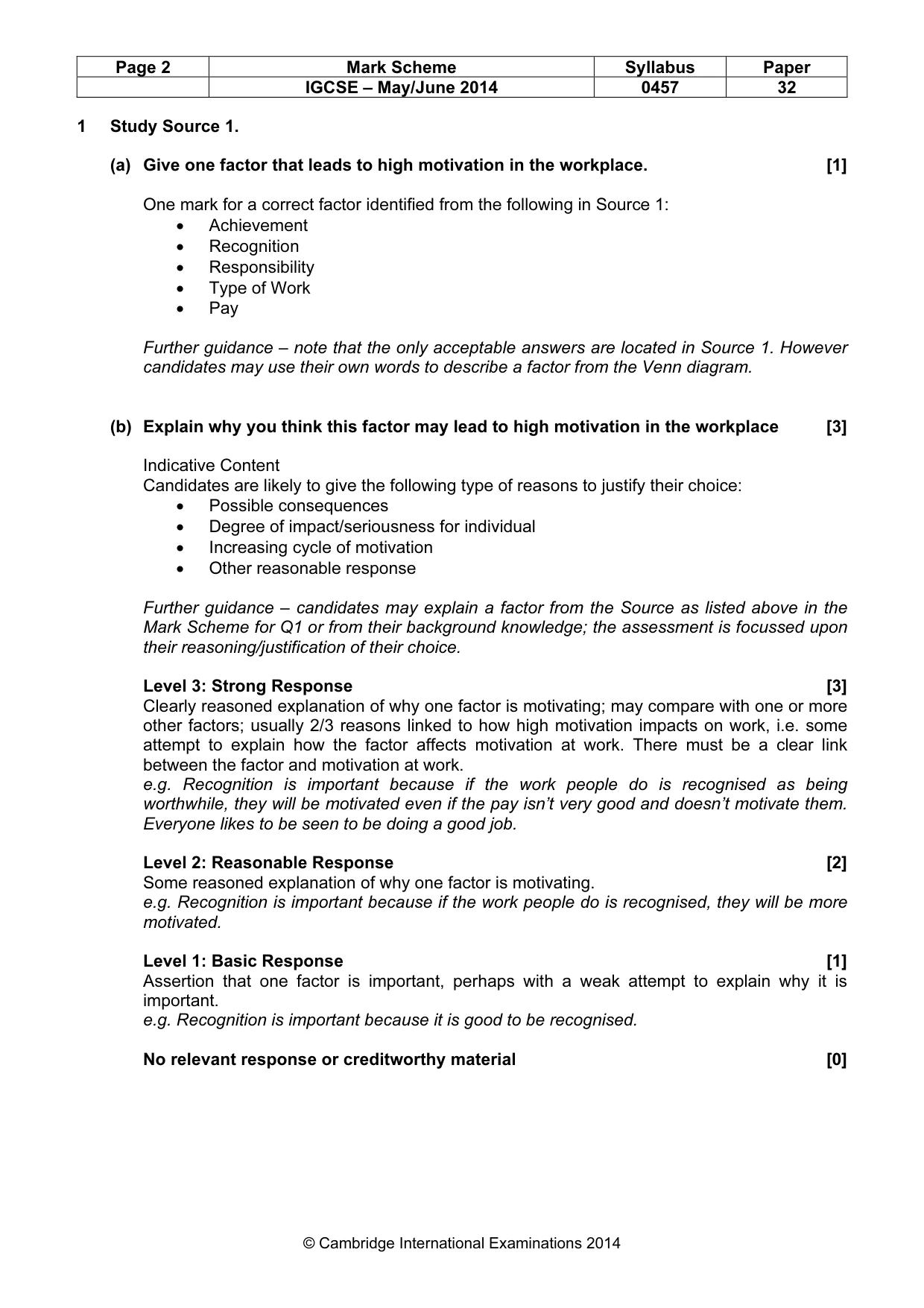 Mark scheme, page 2 of 11