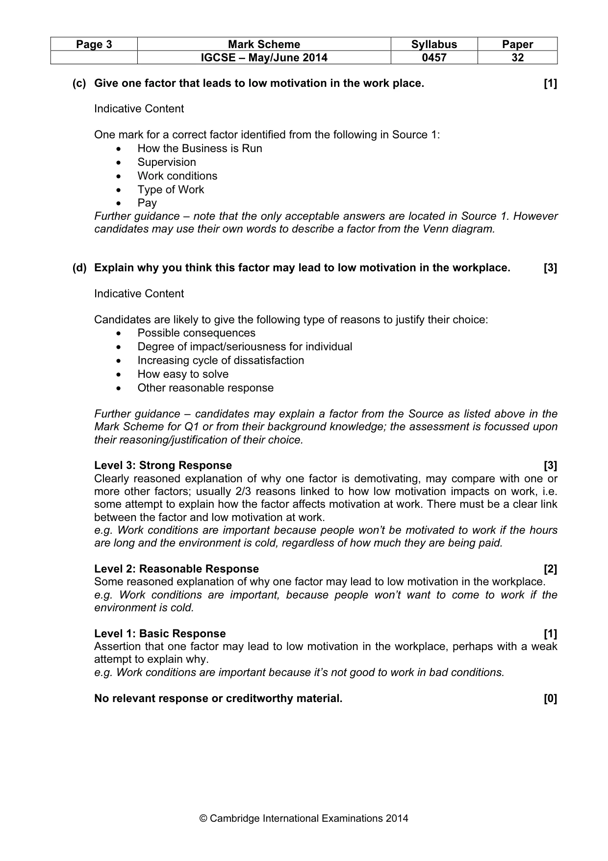Mark scheme, page 3 of 11