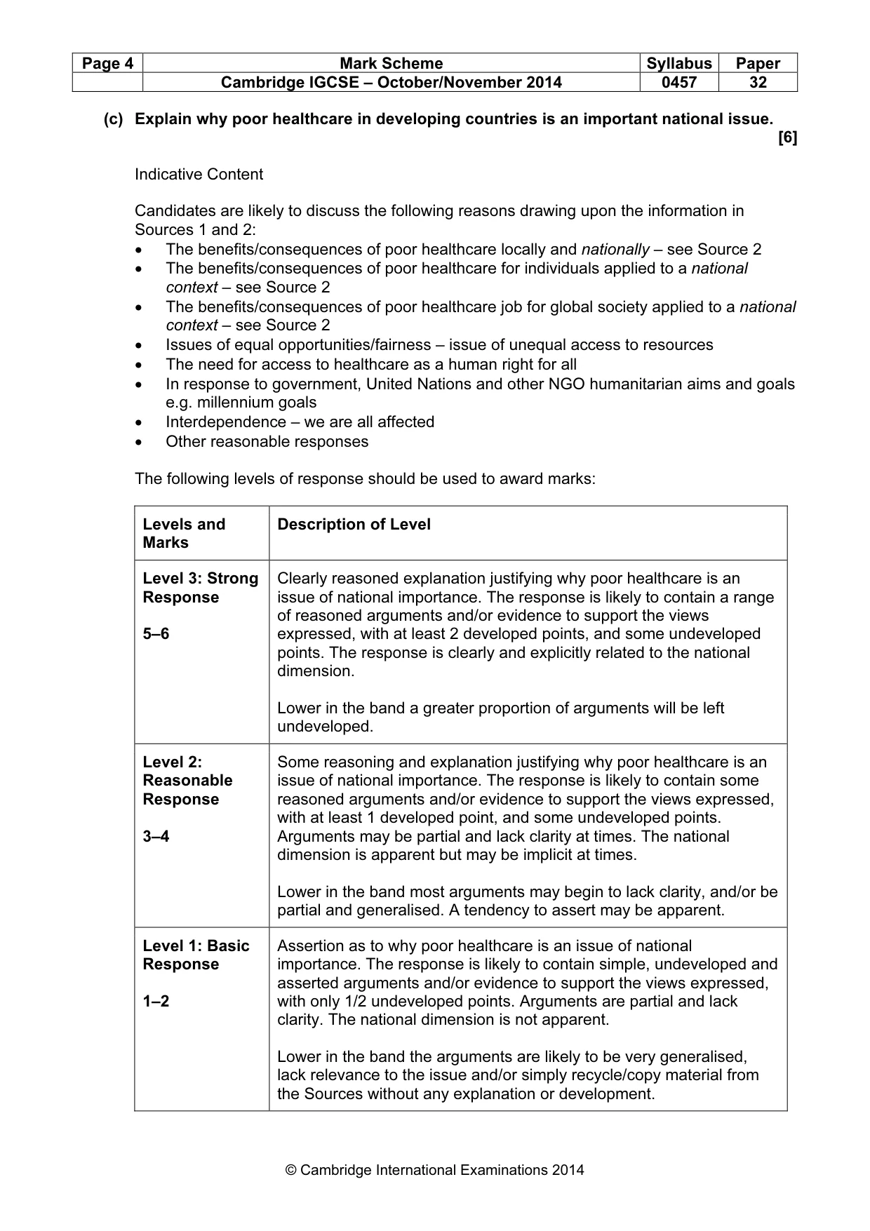 Mark scheme, page 4 of 14