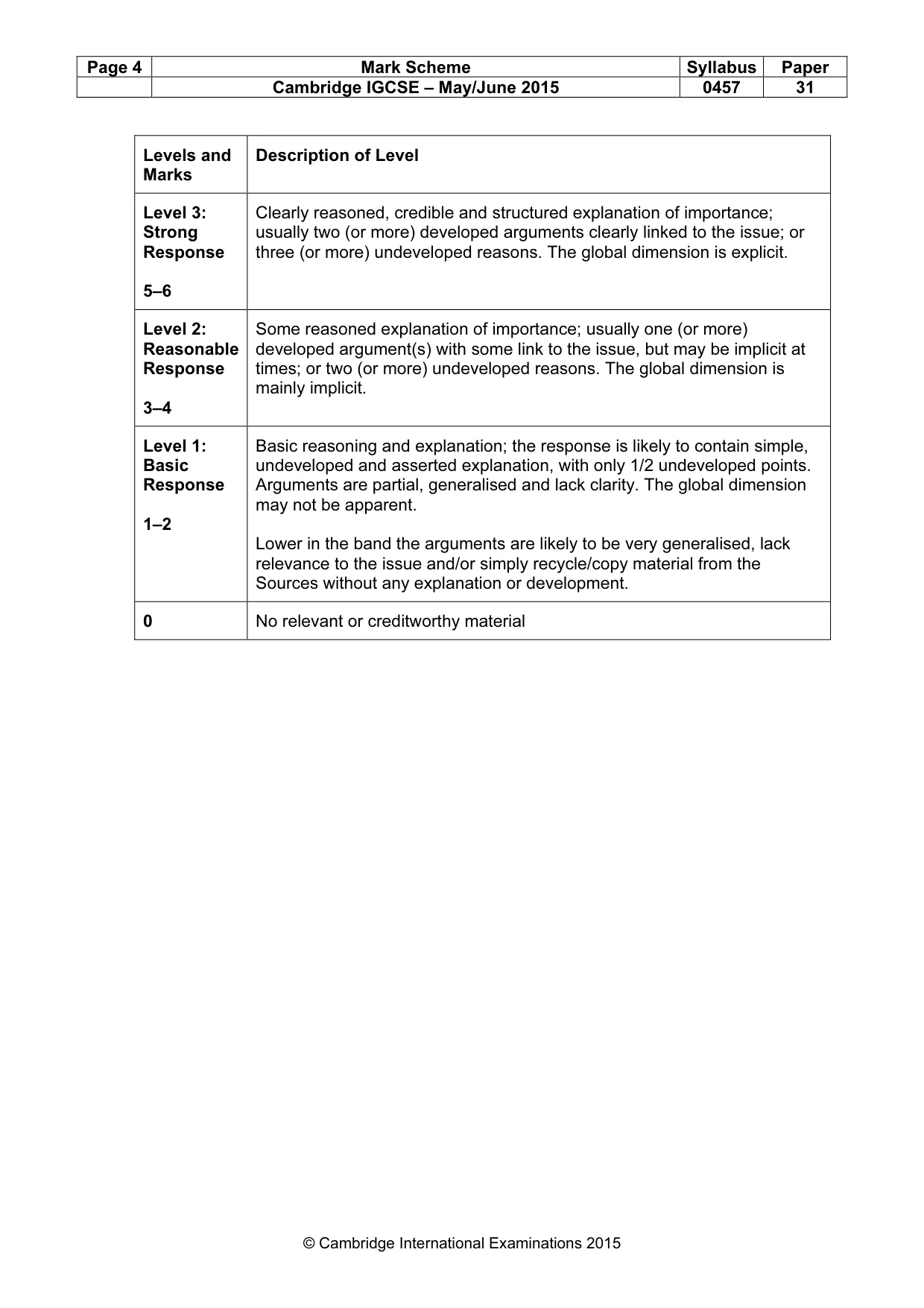 Mark scheme, page 4 of 12