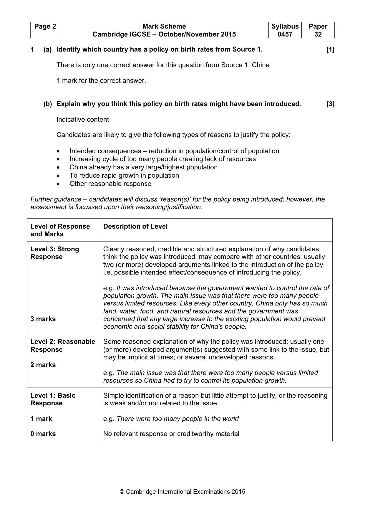 Mark scheme, page 2 of 13