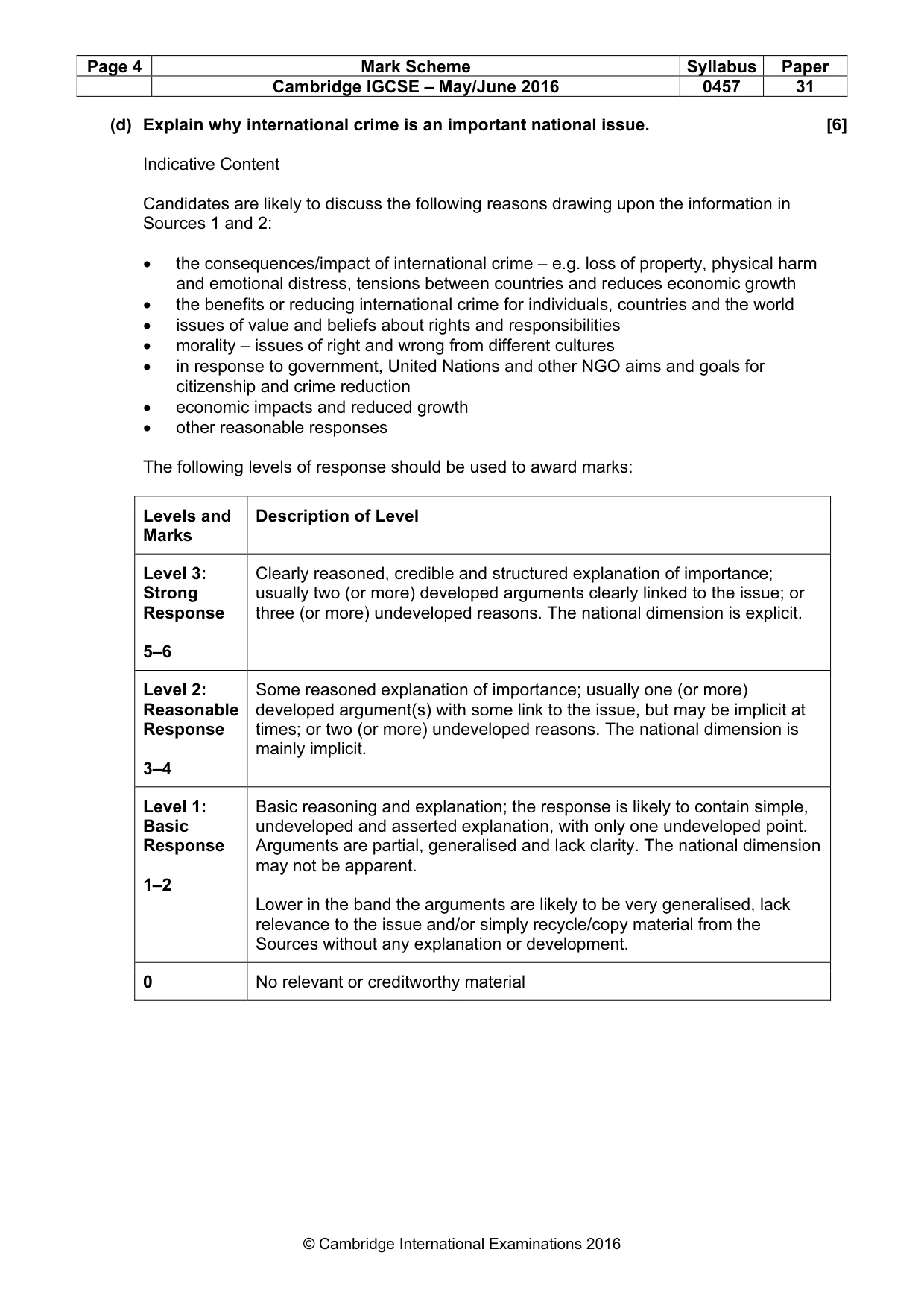 Mark scheme, page 4 of 13