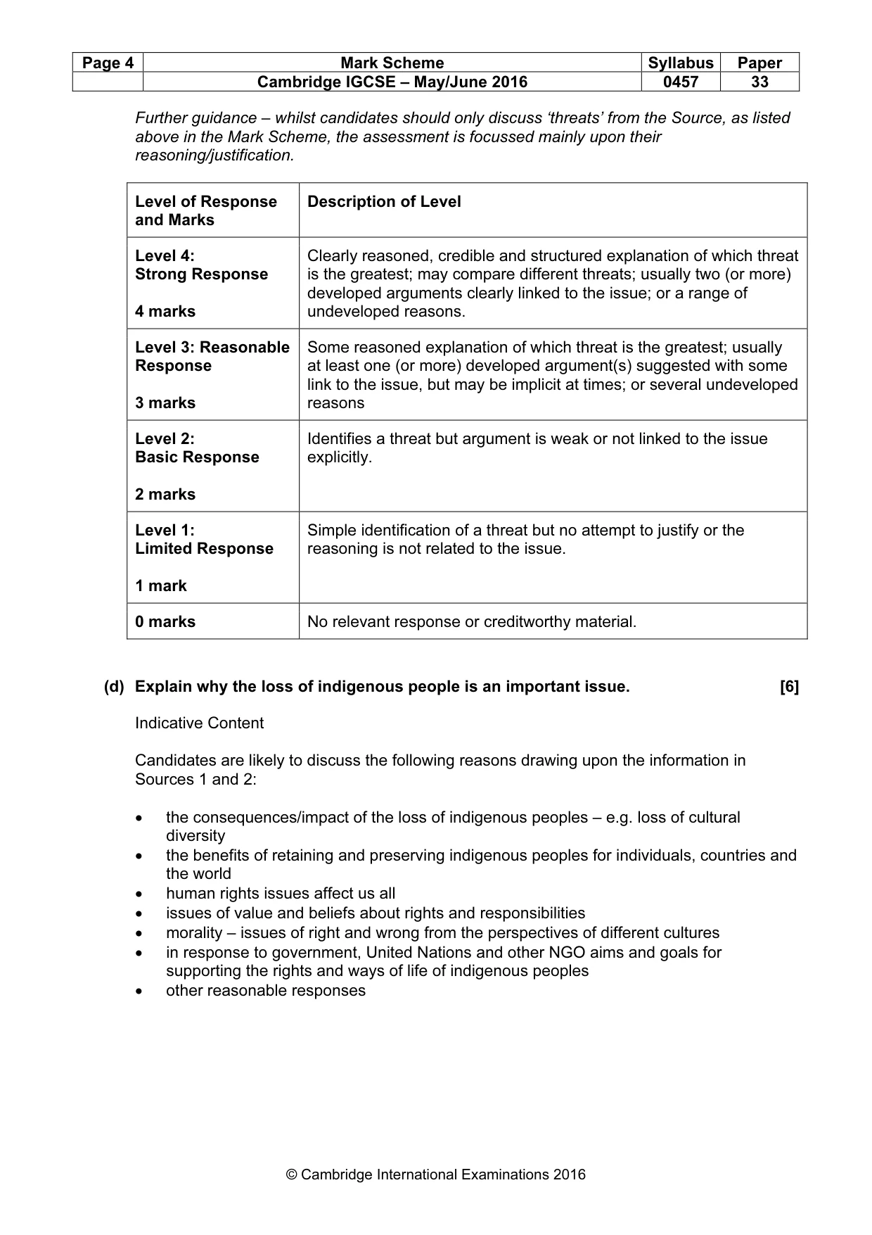 Mark scheme, page 4 of 15
