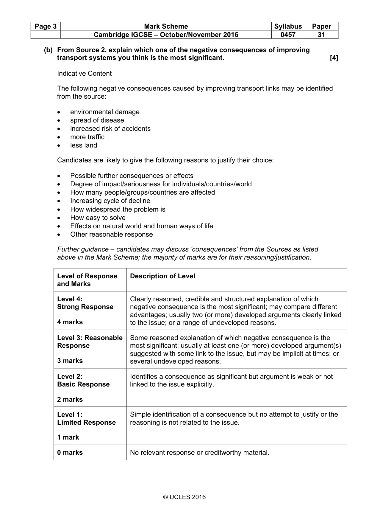 Mark scheme, page 3 of 12