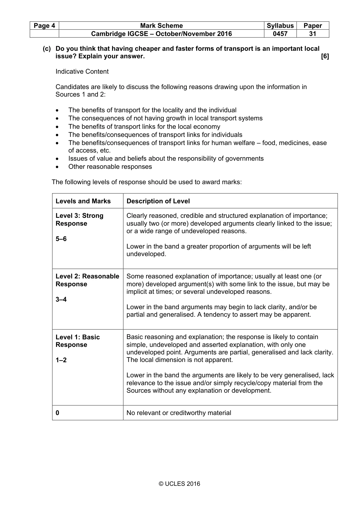 Mark scheme, page 4 of 12