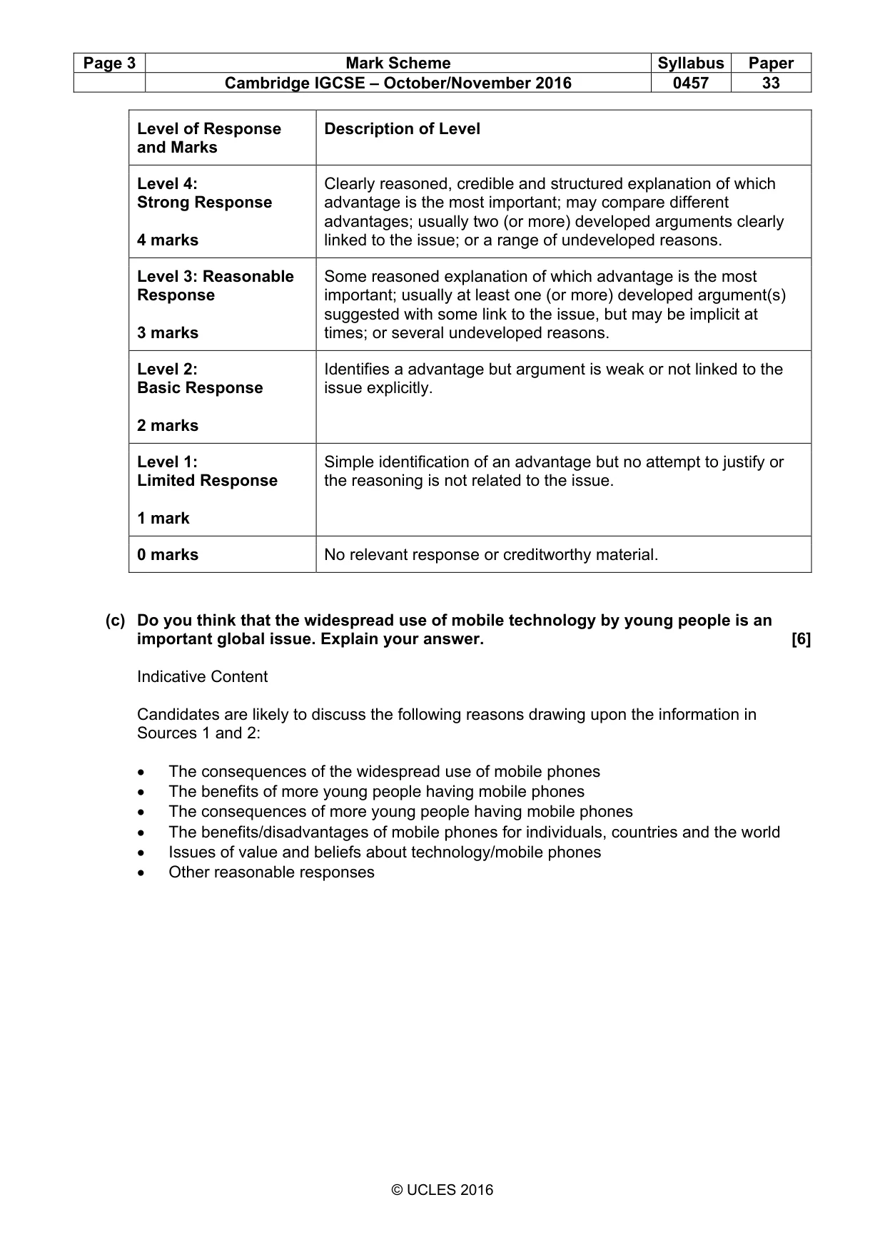 Mark scheme, page 3 of 13