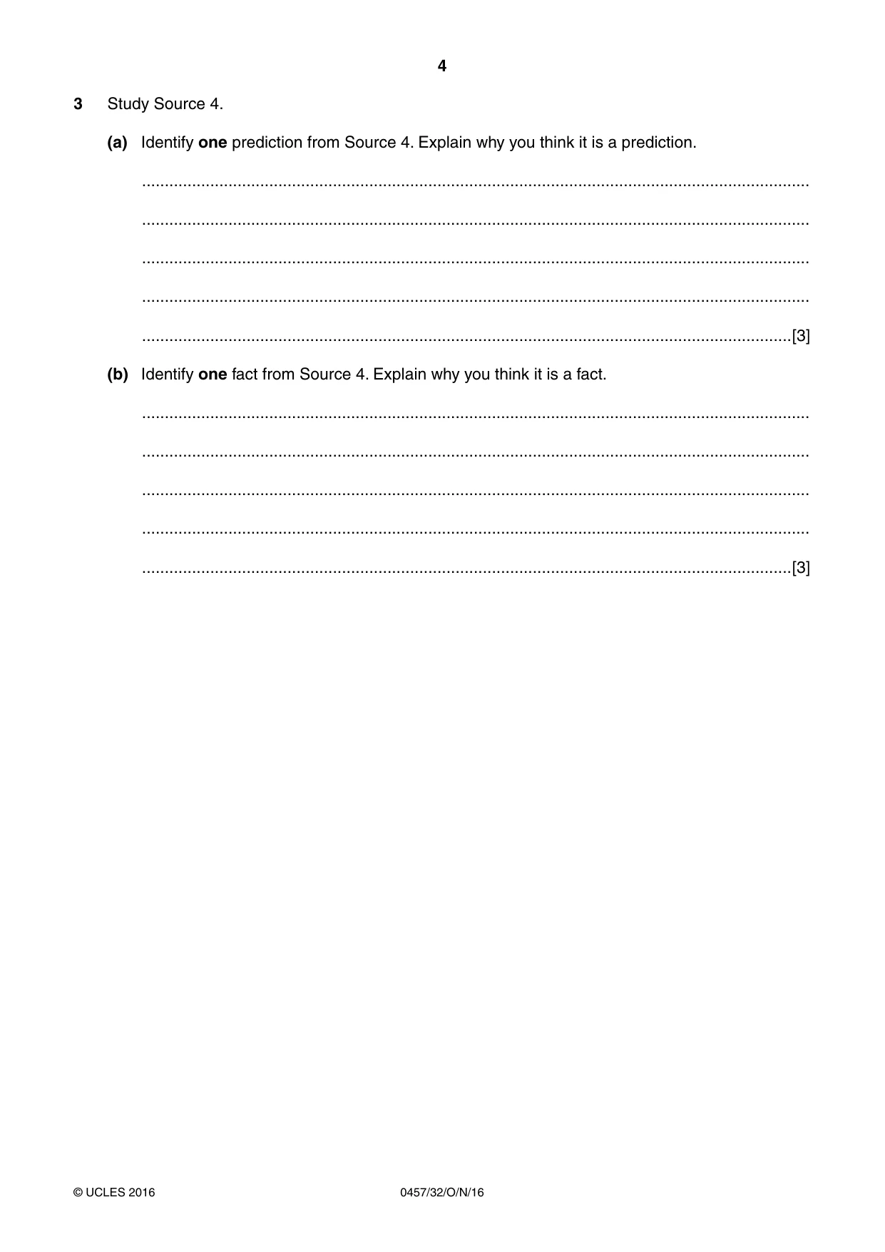 Cambridge IGCSE Global Perspectives 0457 2016 Oct/Nov Paper 3 · Variant 2 question paper, page 4 of 8