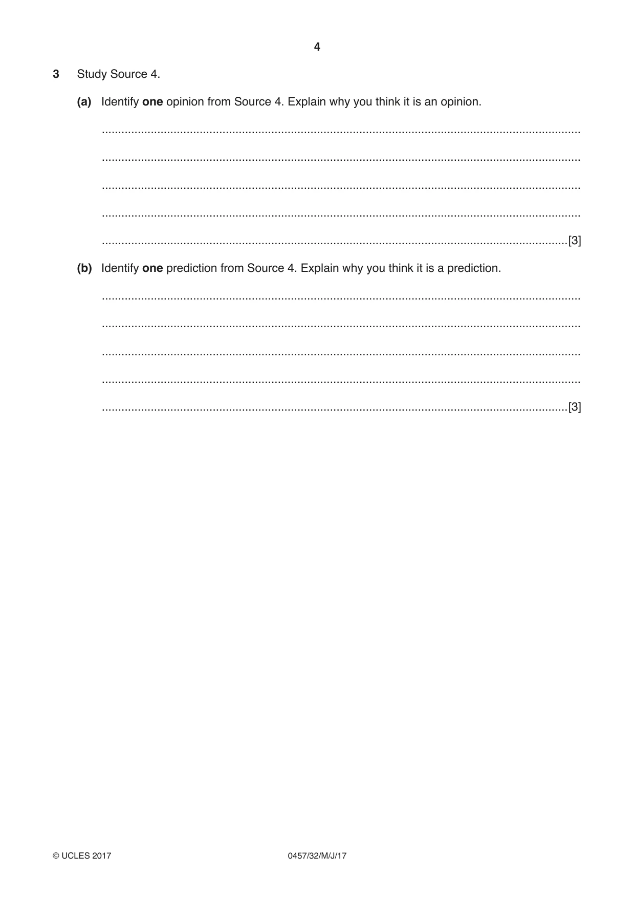 Cambridge IGCSE Global Perspectives 0457 2017 May/June Paper 3 · Variant 2 question paper, page 4 of 8
