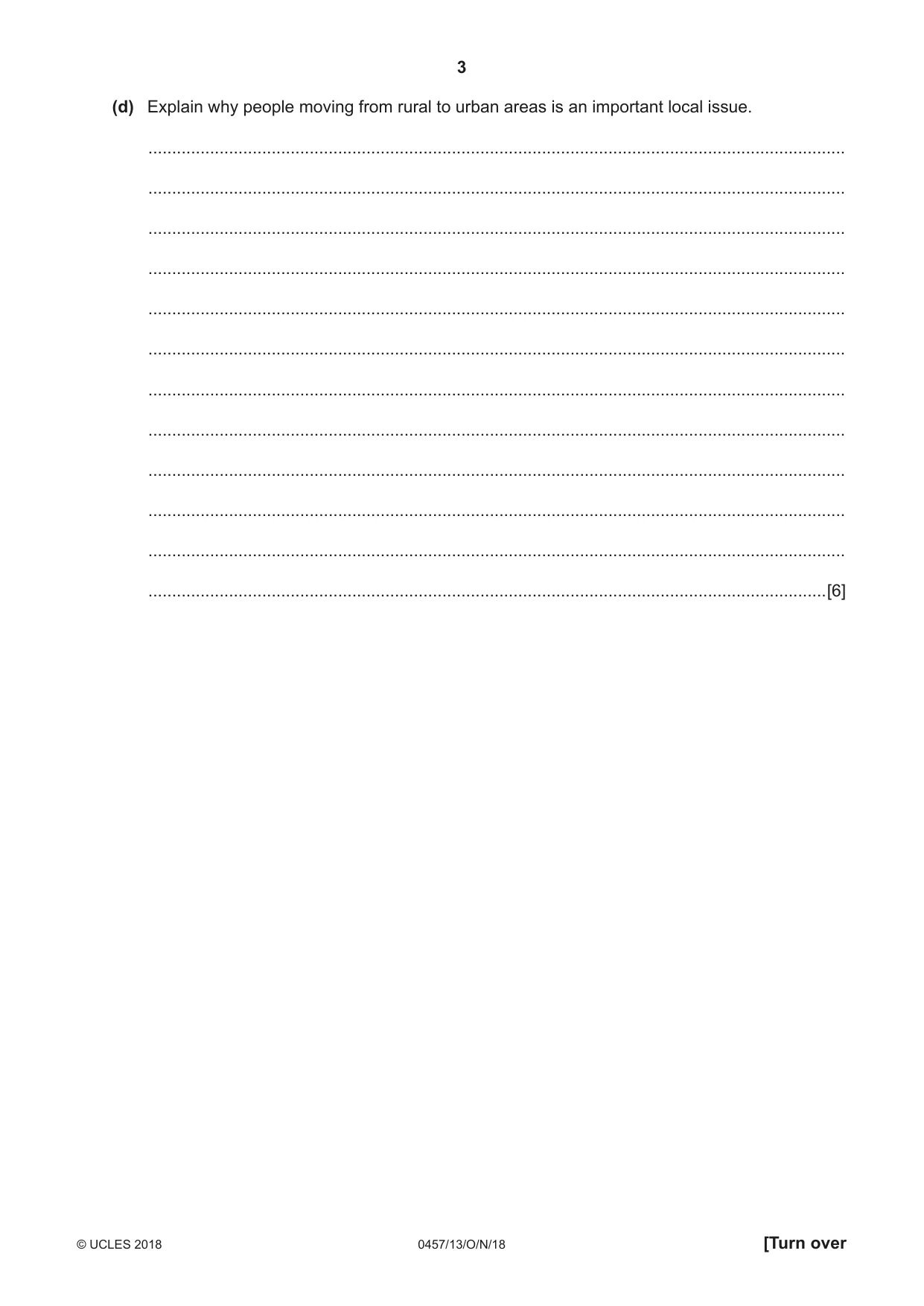 Cambridge IGCSE Global Perspectives 0457 2018 Oct/Nov Paper 1 · Variant 3 question paper, page 3 of 12