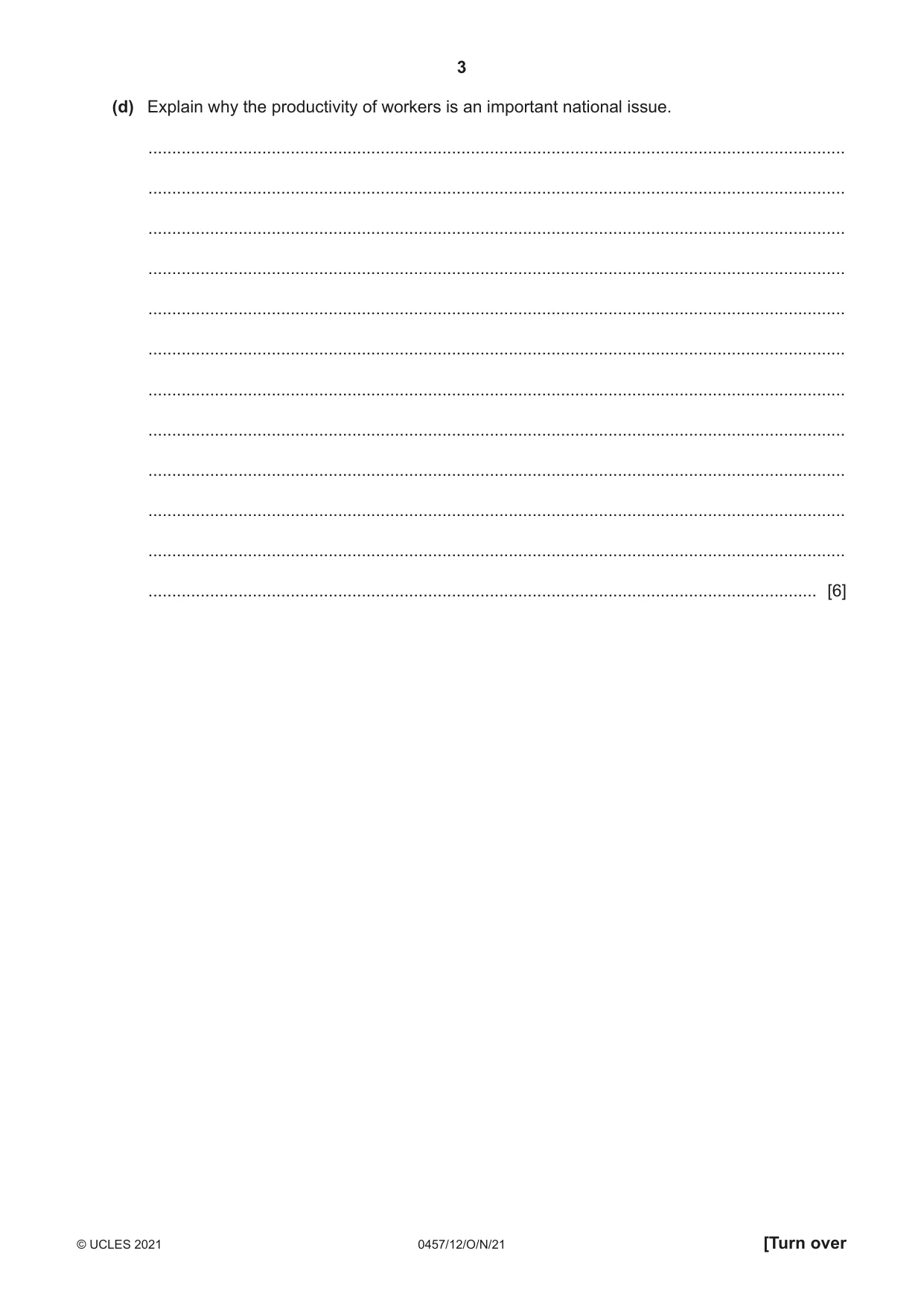 Cambridge IGCSE Global Perspectives 0457 2021 Oct/Nov Paper 1 · Variant 2 question paper, page 3 of 12