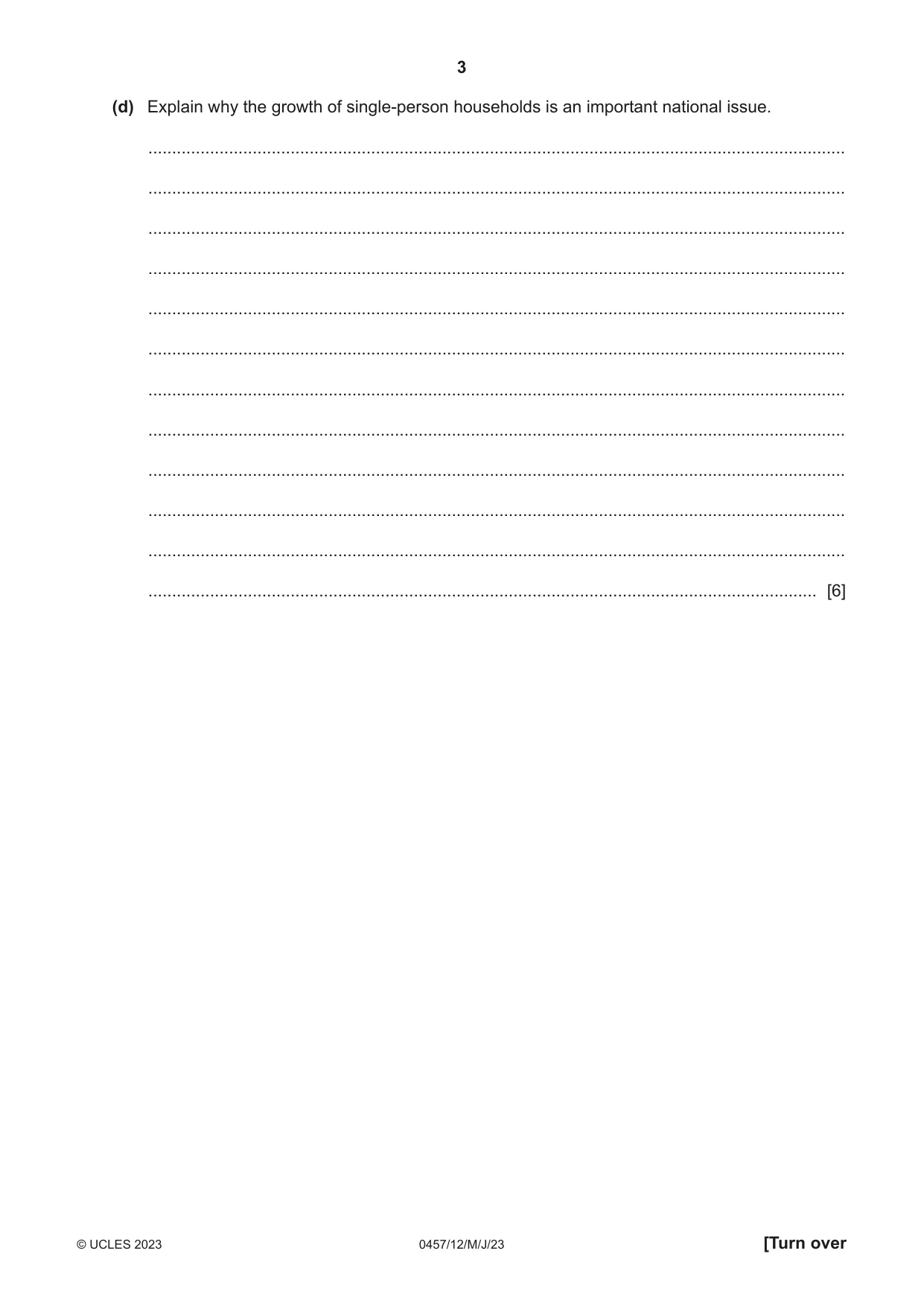Cambridge IGCSE Global Perspectives 0457 2023 May/June Paper 1 · Variant 2 question paper, page 3 of 12