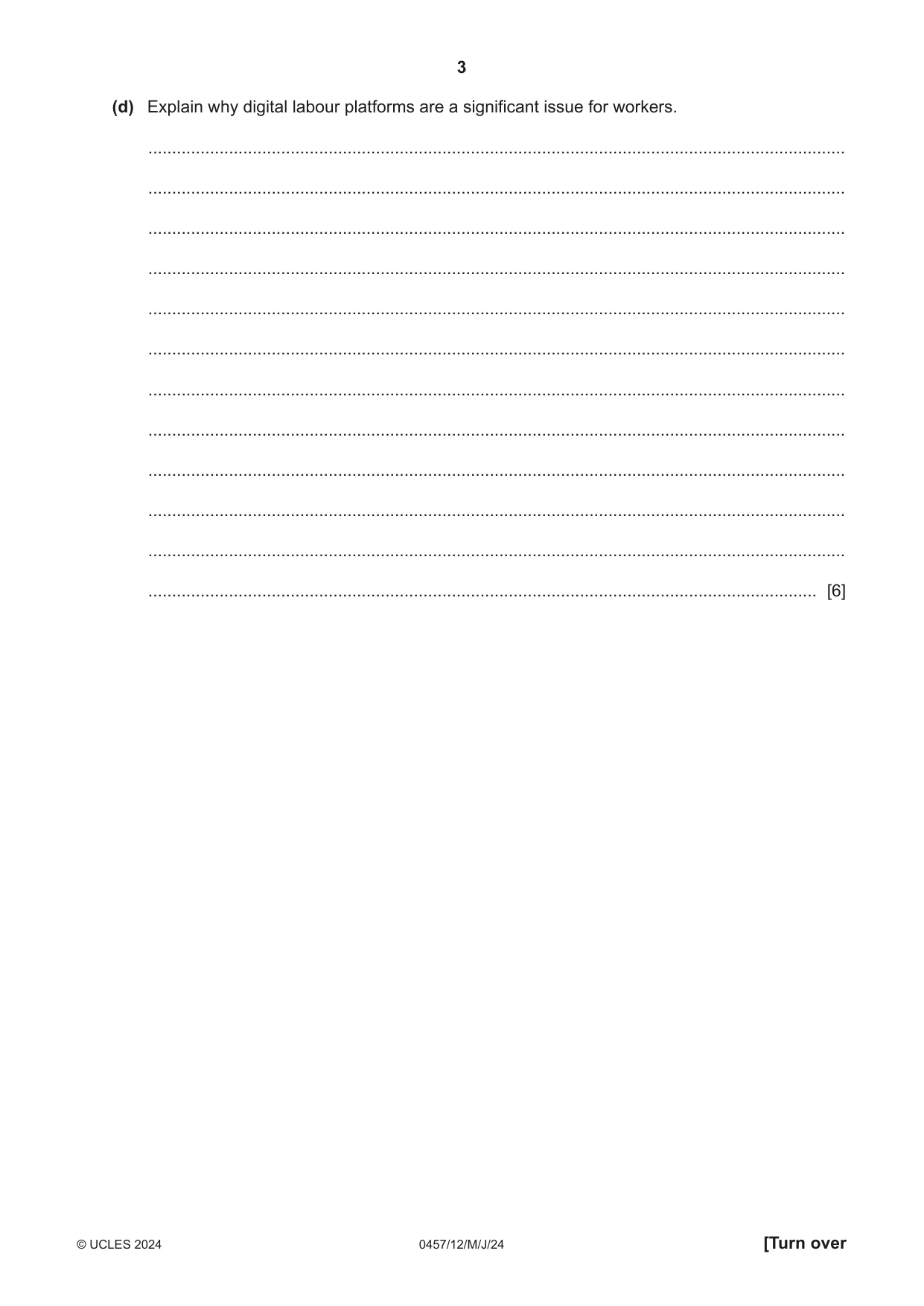 Cambridge IGCSE Global Perspectives 0457 2024 May/June Paper 1 · Variant 2 question paper, page 3 of 12