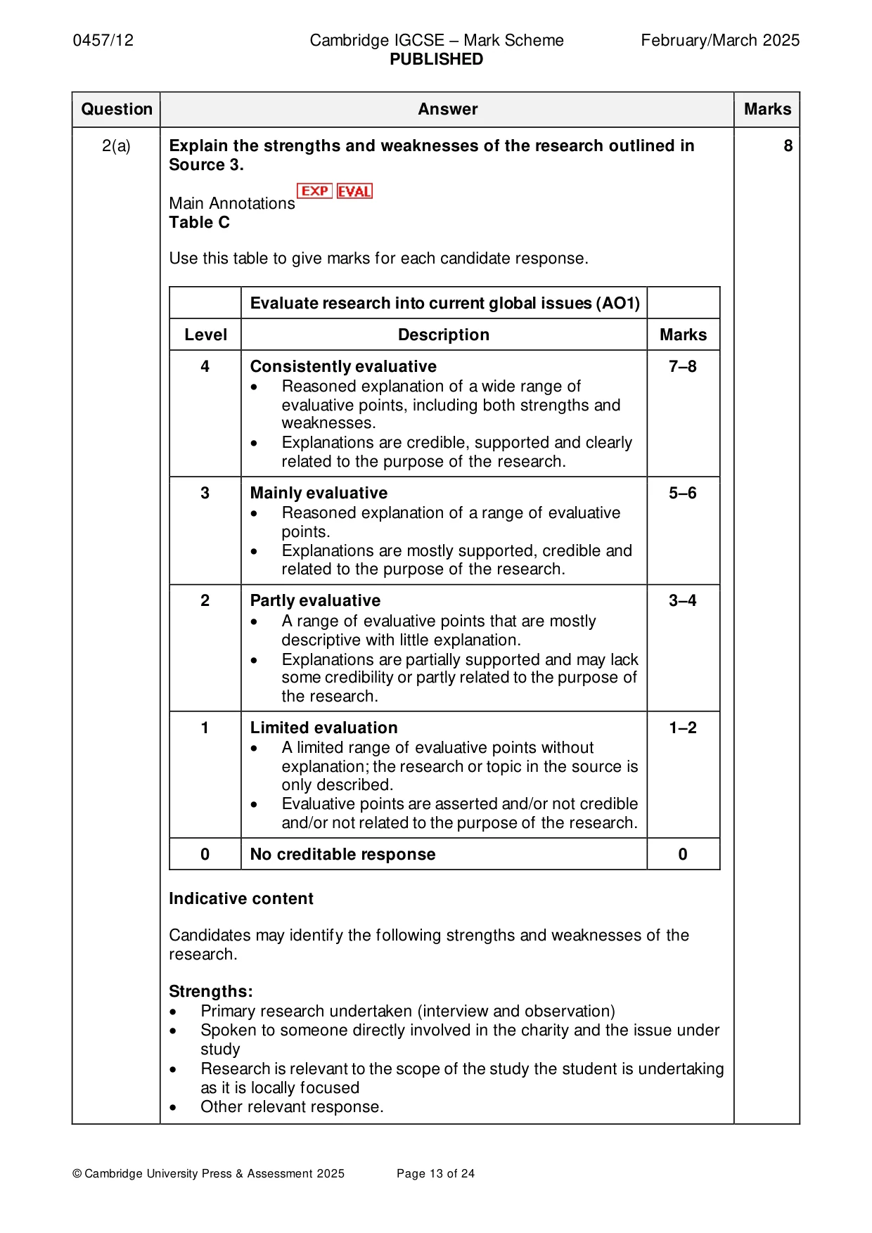 Mark scheme, page 13 of 24