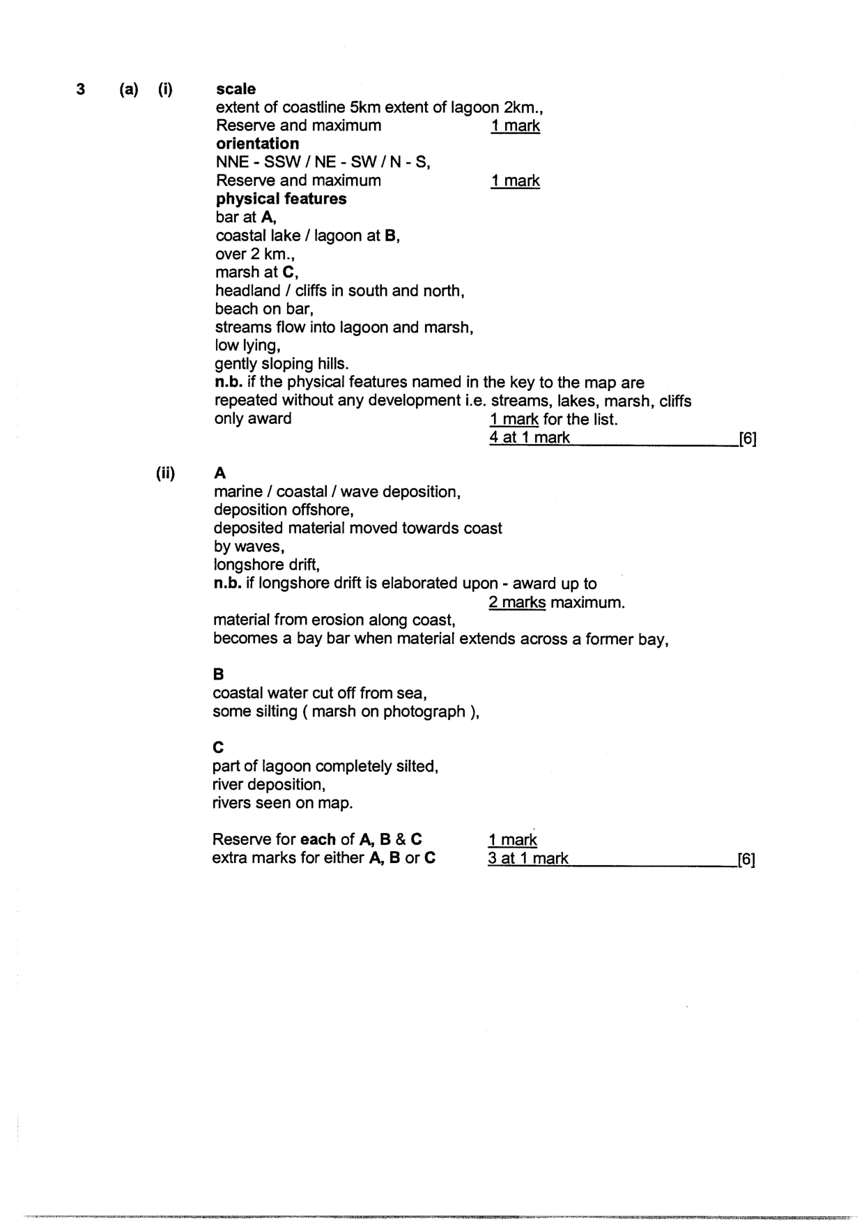 Mark scheme, page 4 of 9