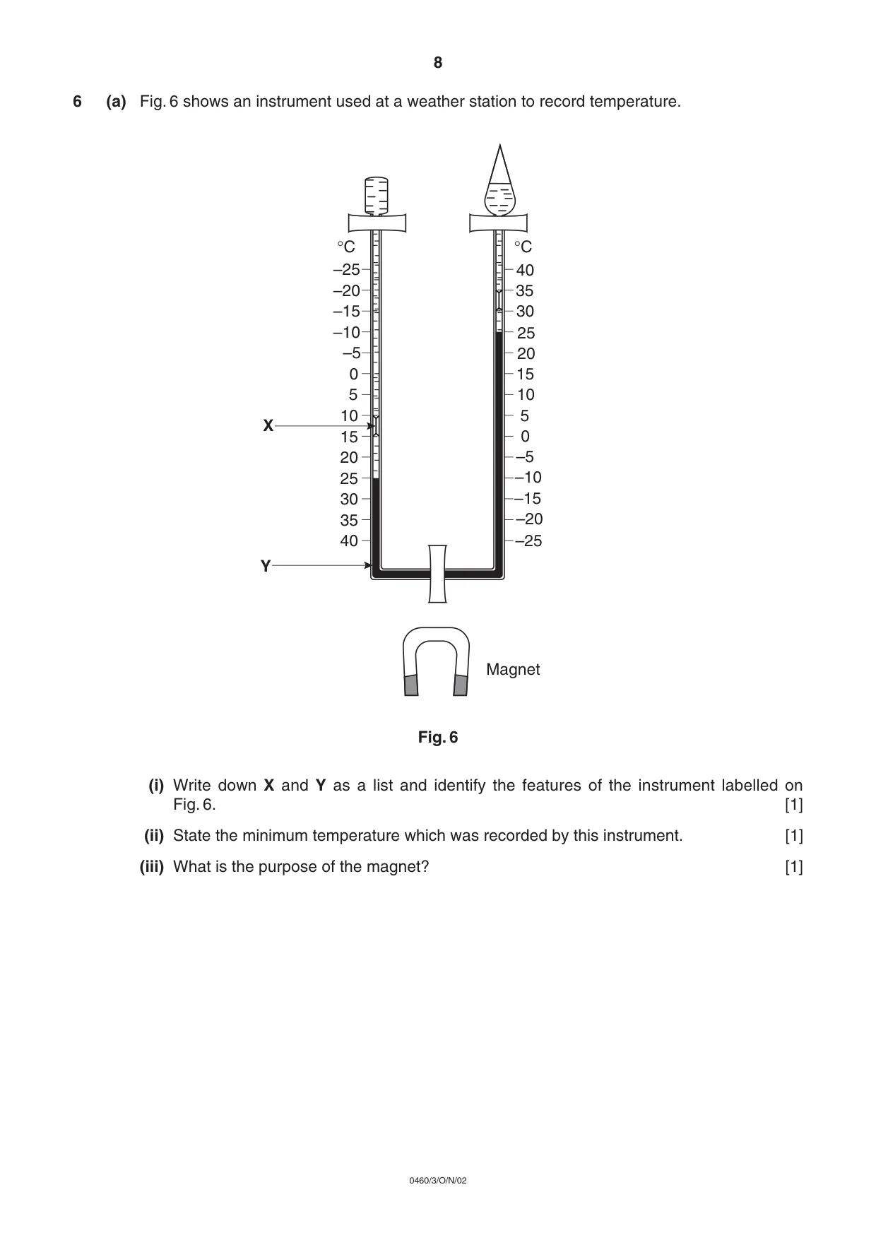 Cambridge IGCSE Geography 0460 2002 Oct/Nov Paper 3 · Variant 1 question paper, page 8 of 12