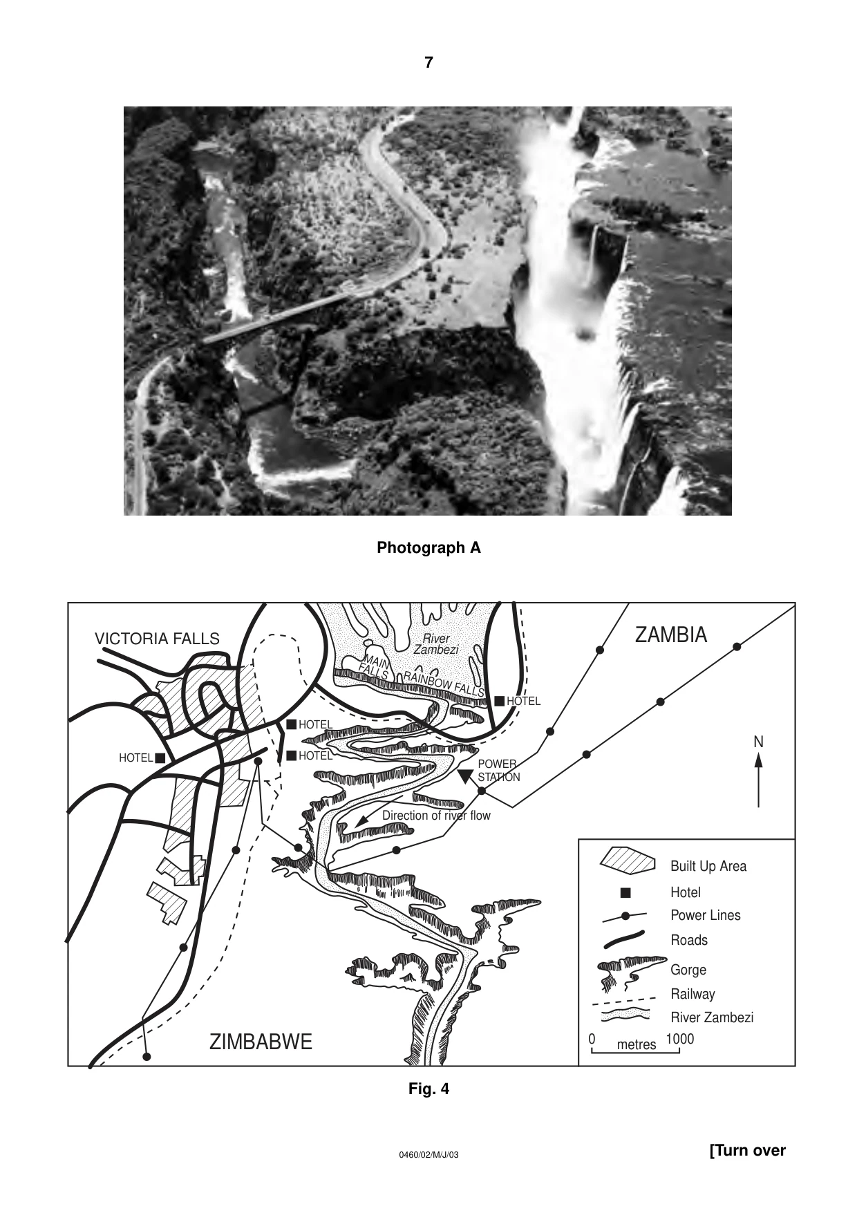 Cambridge IGCSE Geography 0460 2003 May/June Paper 2 · Variant 1 question paper, page 7 of 12