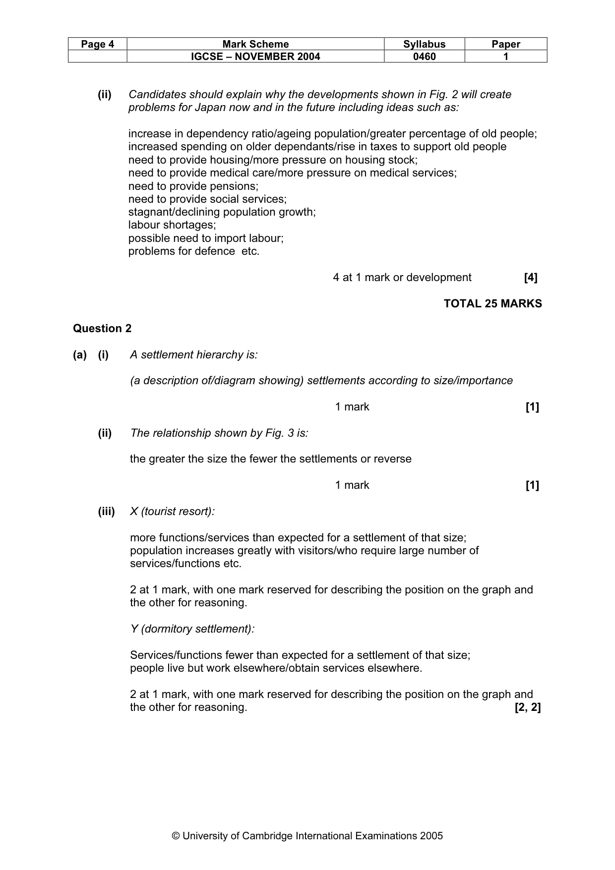 Mark scheme, page 7 of 16