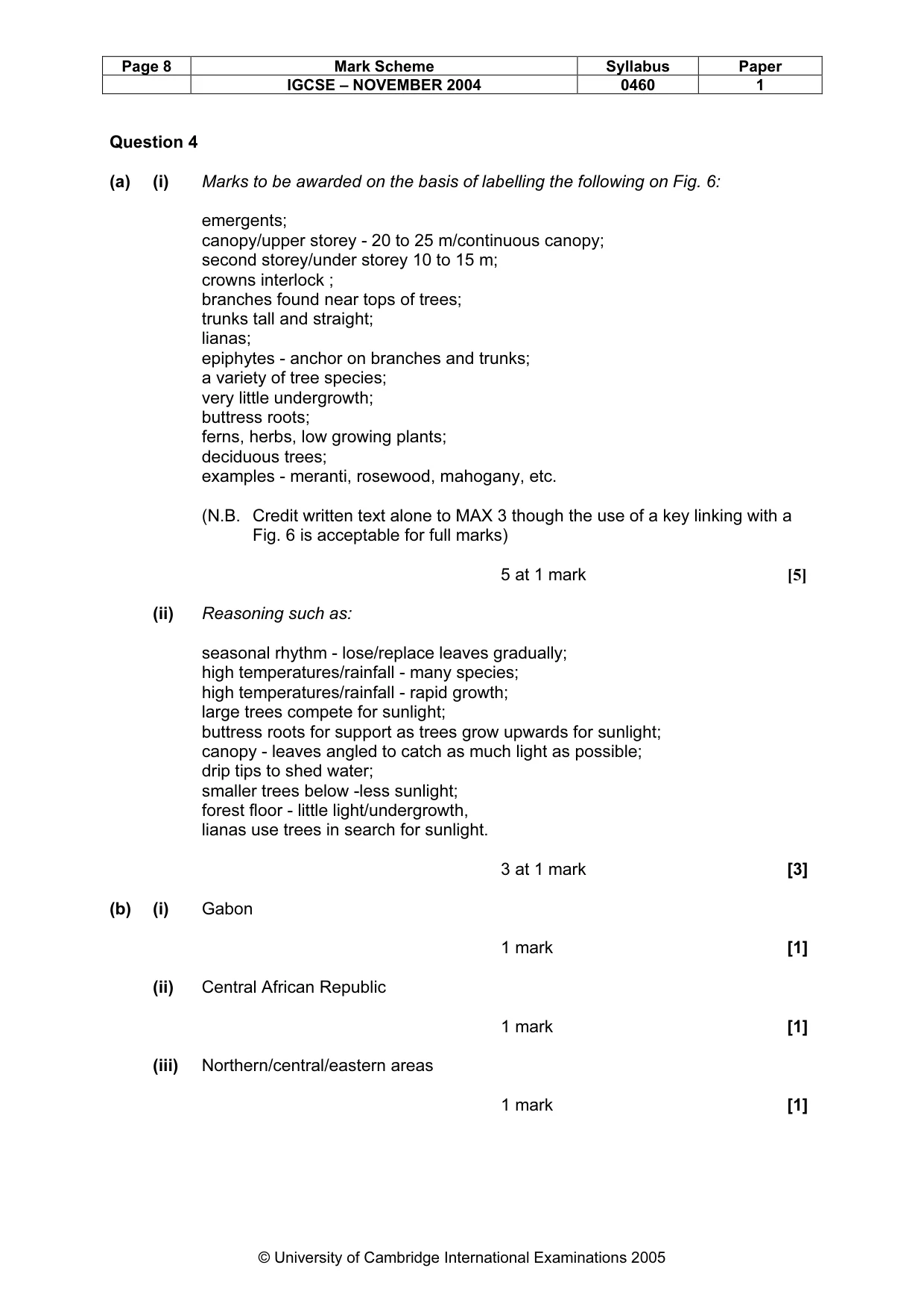 Mark scheme, page 11 of 16