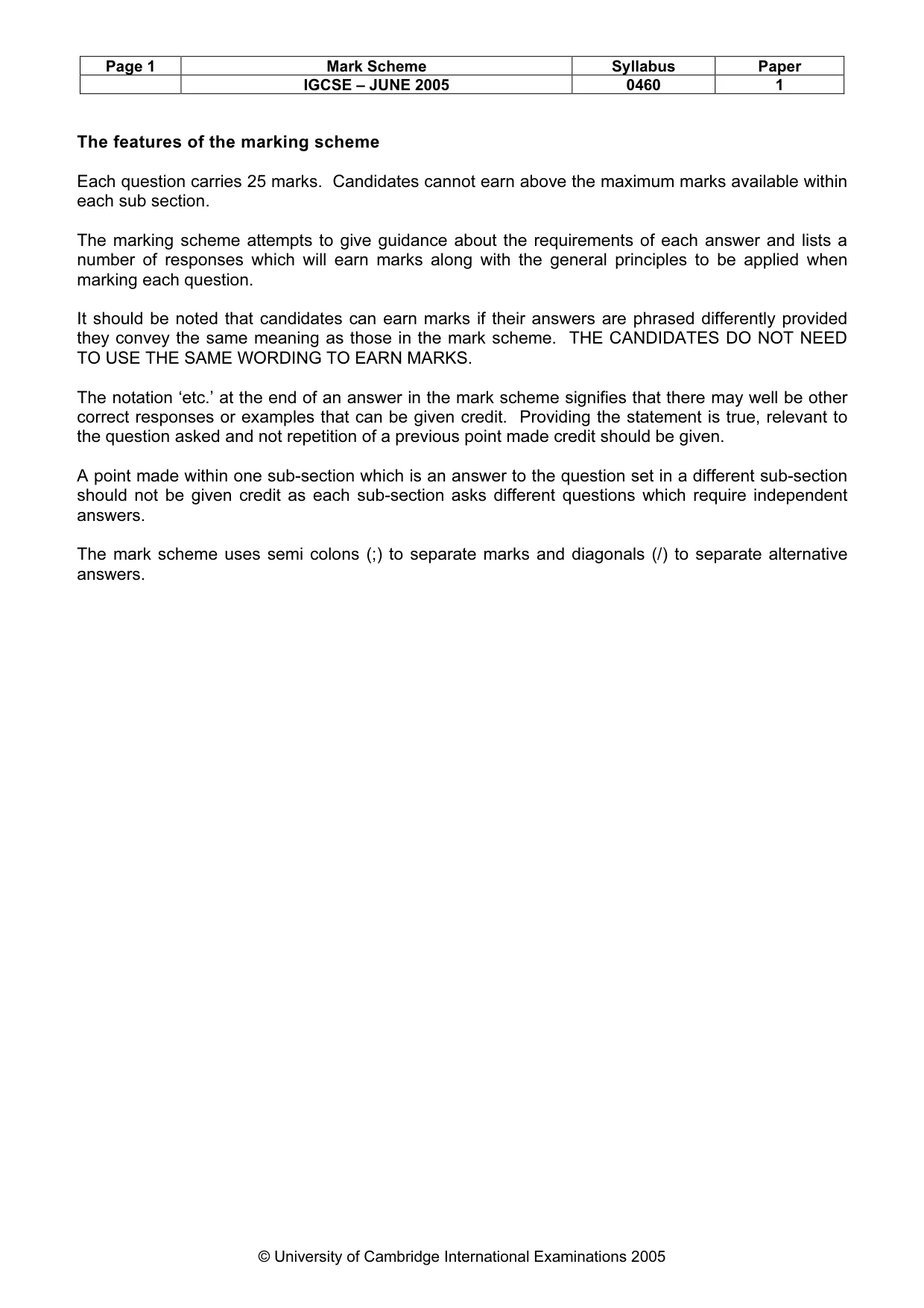 Mark scheme, page 4 of 15