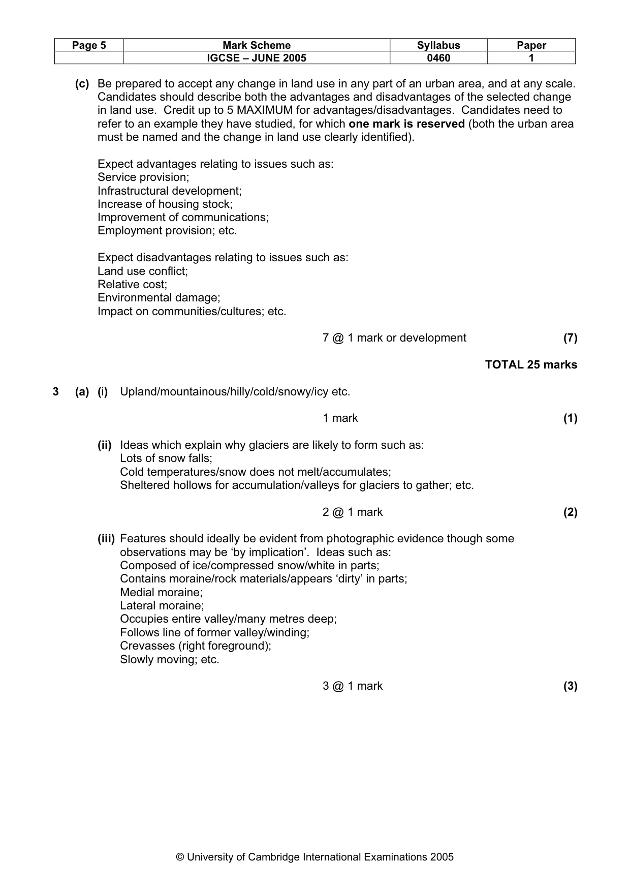 Mark scheme, page 8 of 15