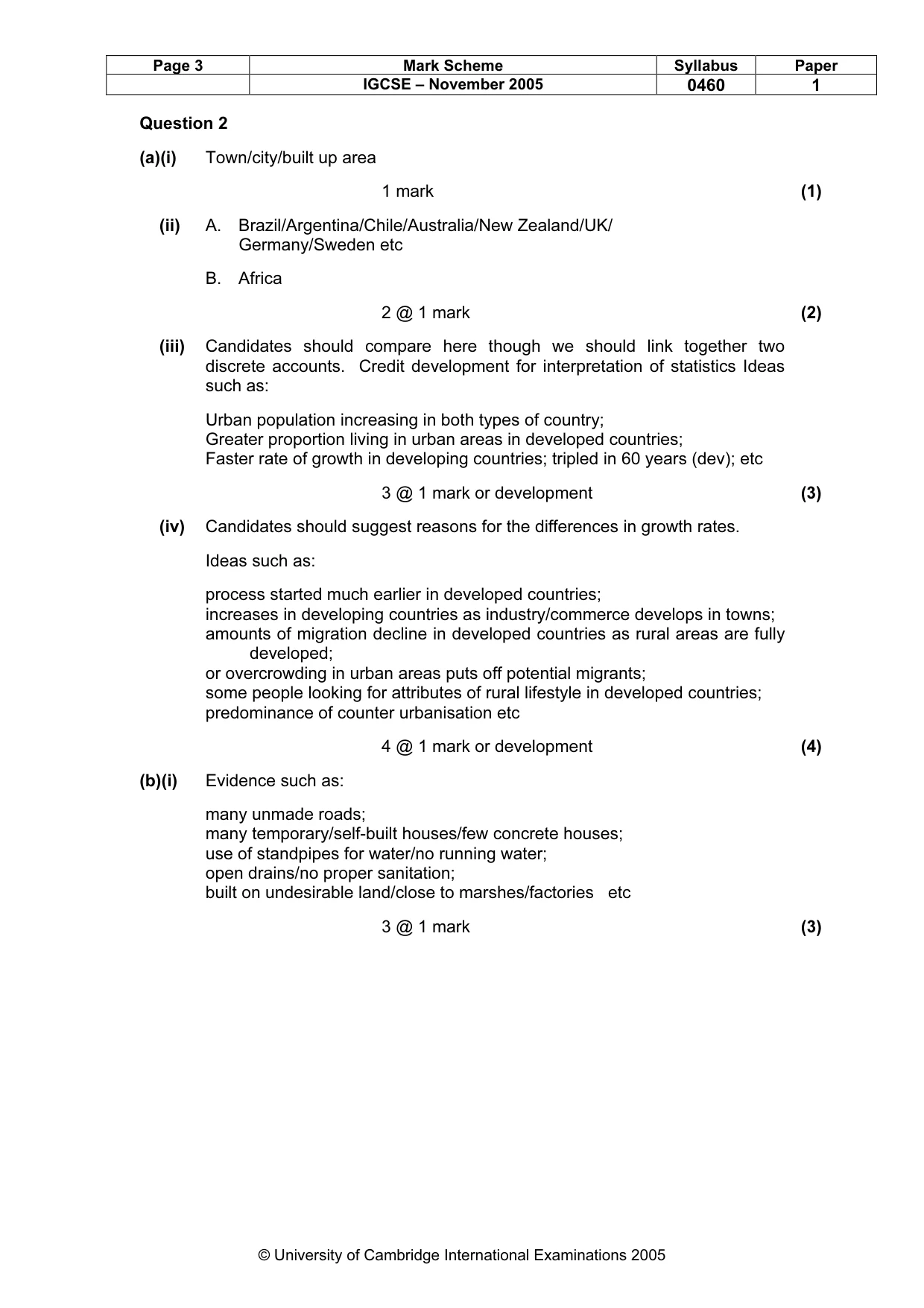 Mark scheme, page 4 of 11