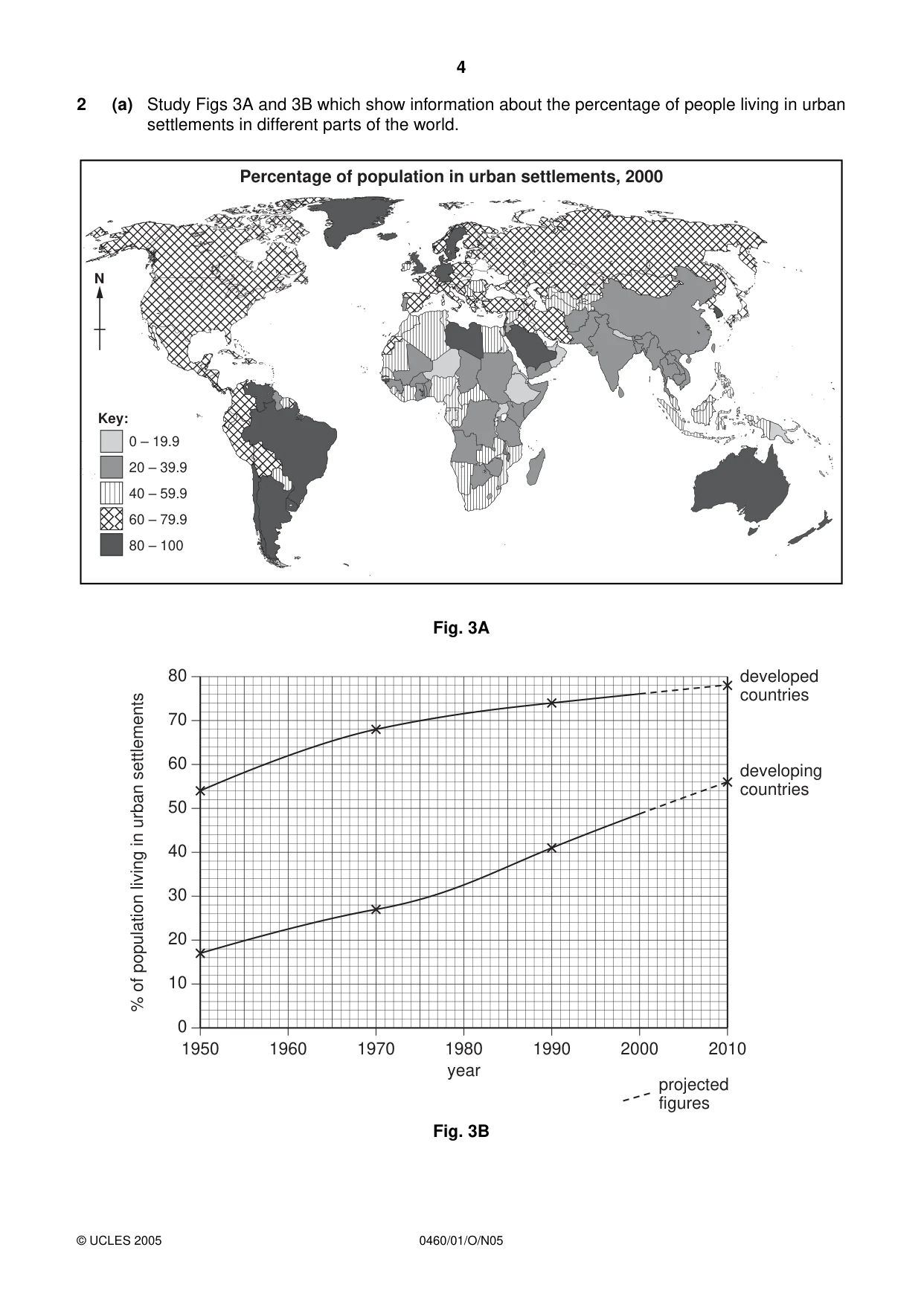 Cambridge IGCSE Geography 0460 2005 Oct/Nov Paper 1 · Variant 1 question paper, page 4 of 16