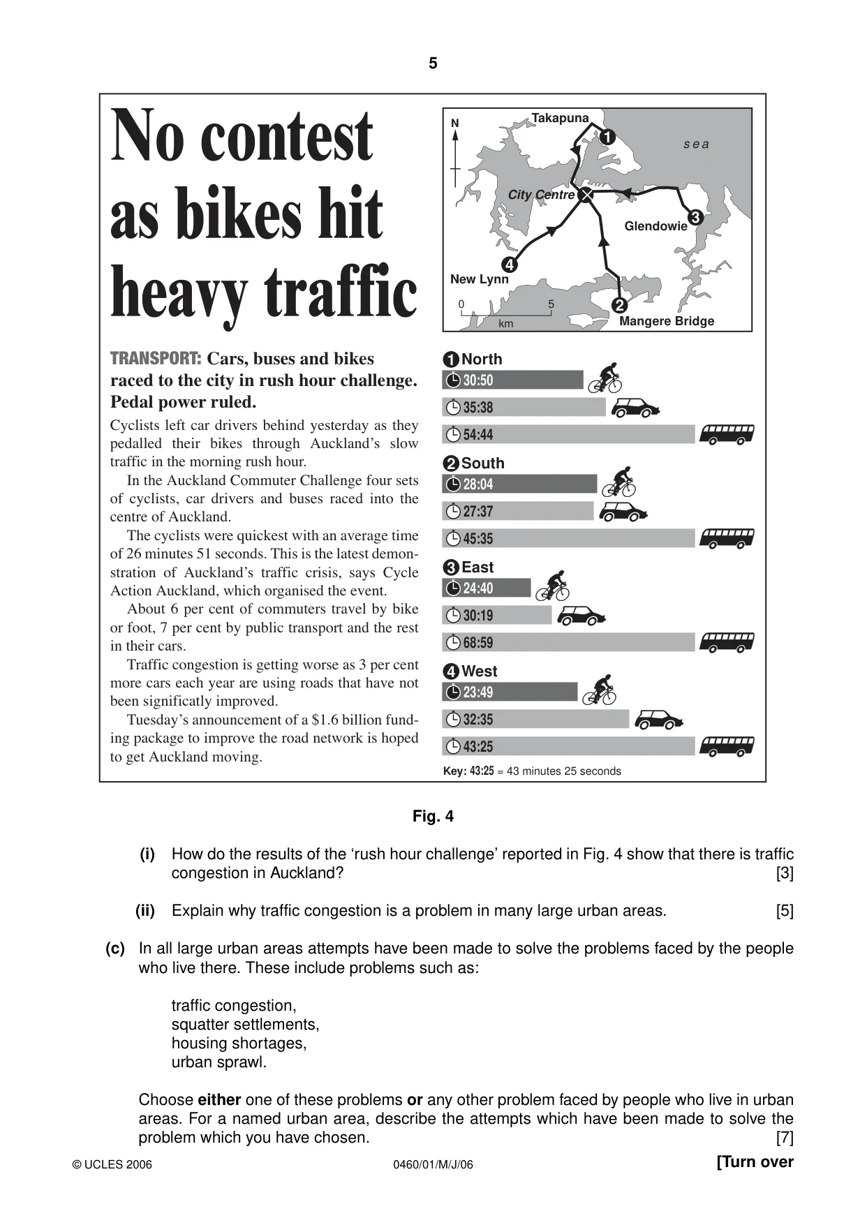 Cambridge IGCSE Geography 0460 2006 May/June Paper 1 · Variant 1 question paper, page 5 of 16