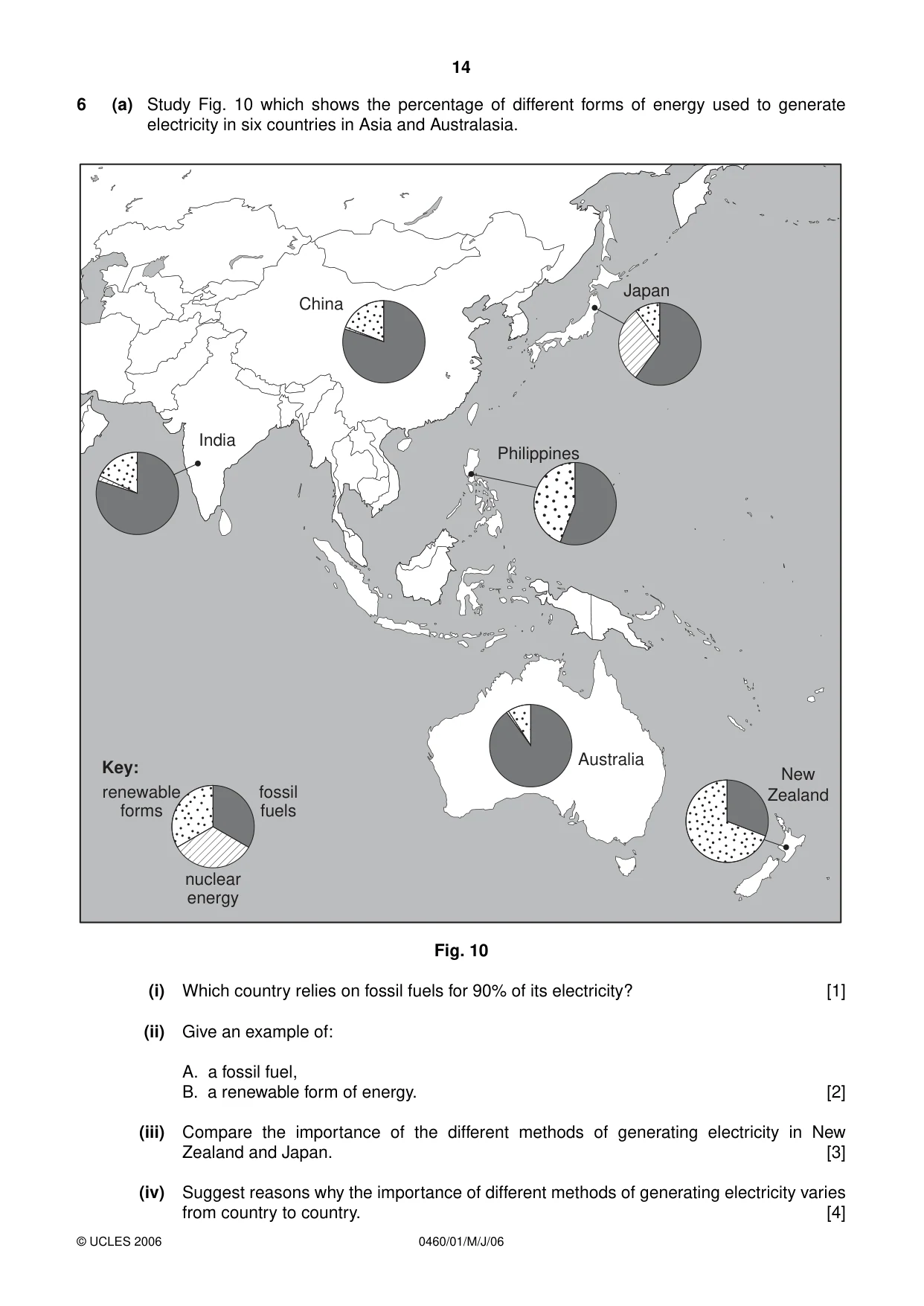 Cambridge IGCSE Geography 0460 2006 May/June Paper 1 · Variant 1 question paper, page 14 of 16