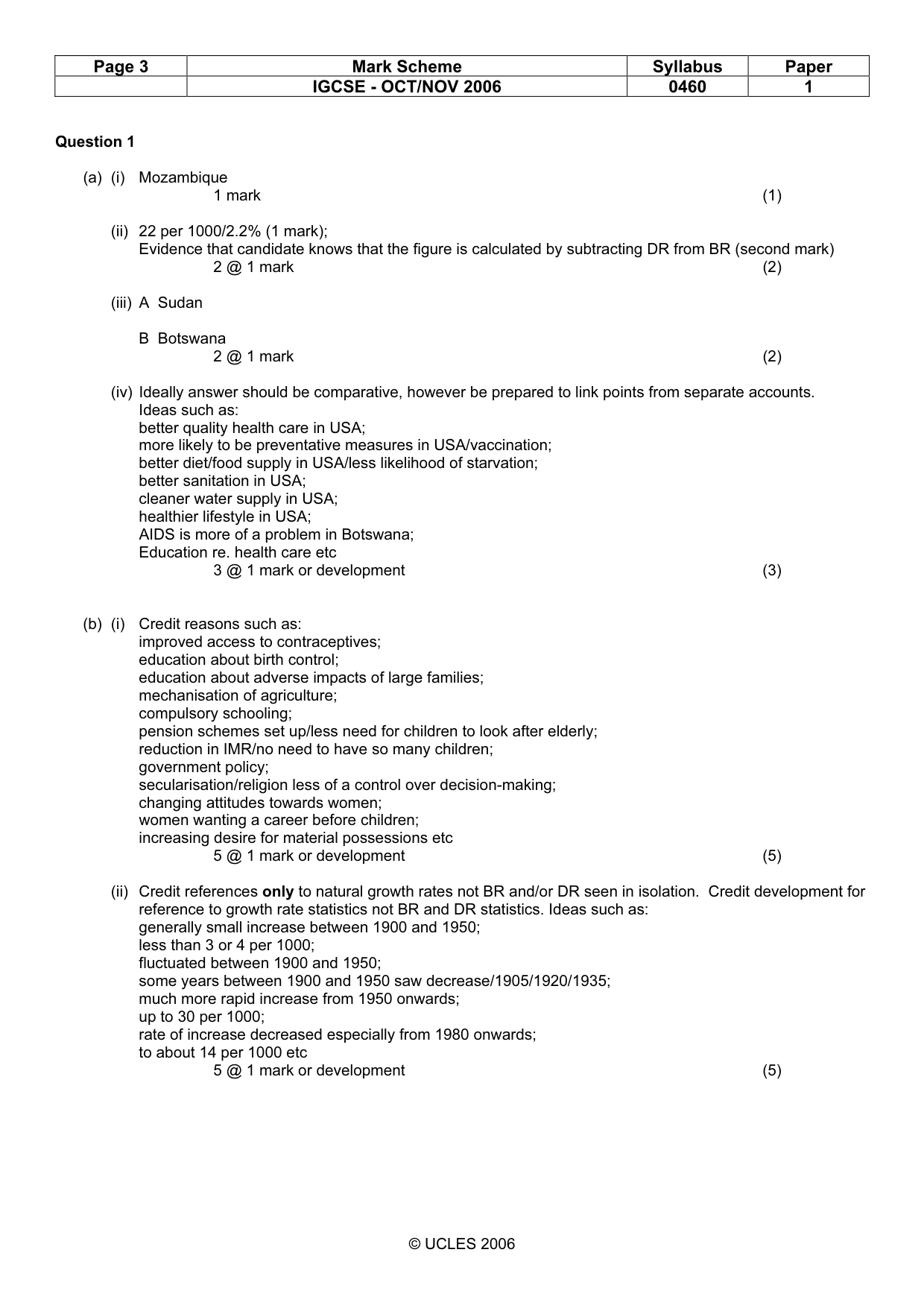 Mark scheme, page 3 of 14