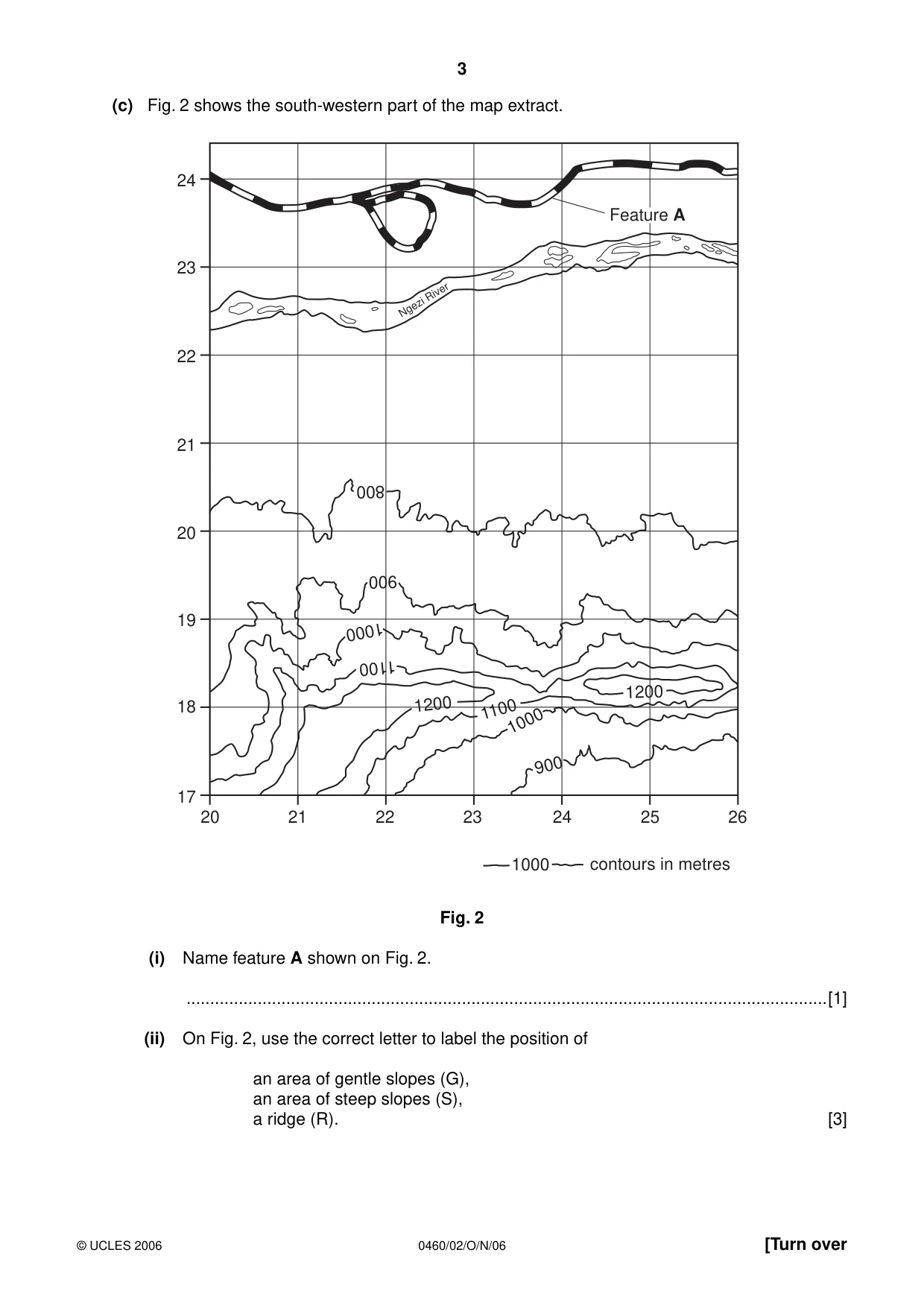 Cambridge IGCSE Geography 0460 2006 Oct/Nov Paper 2 · Variant 1 question paper, page 3 of 16