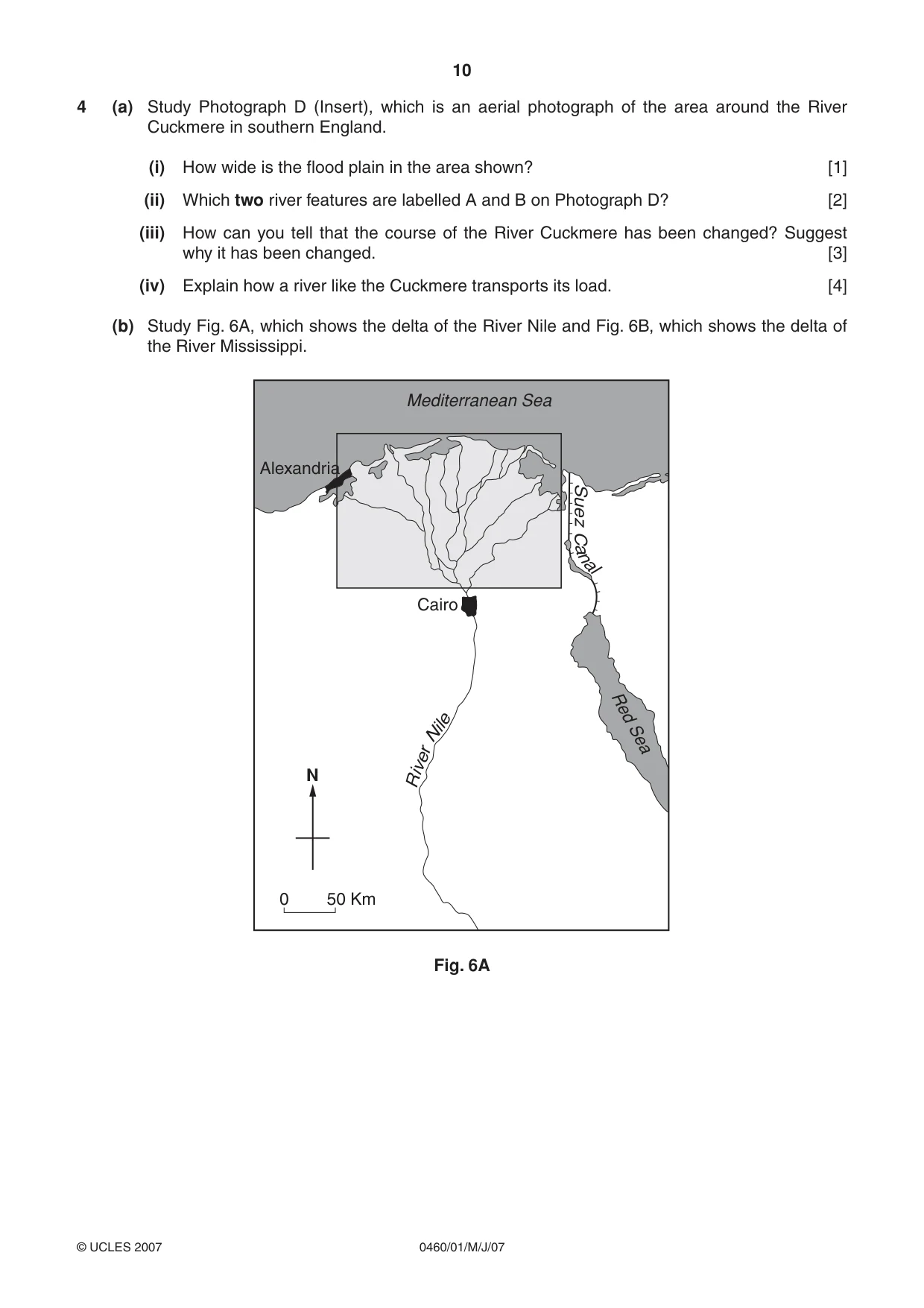 Cambridge IGCSE Geography 0460 2007 May/June Paper 1 · Variant 1 question paper, page 10 of 16