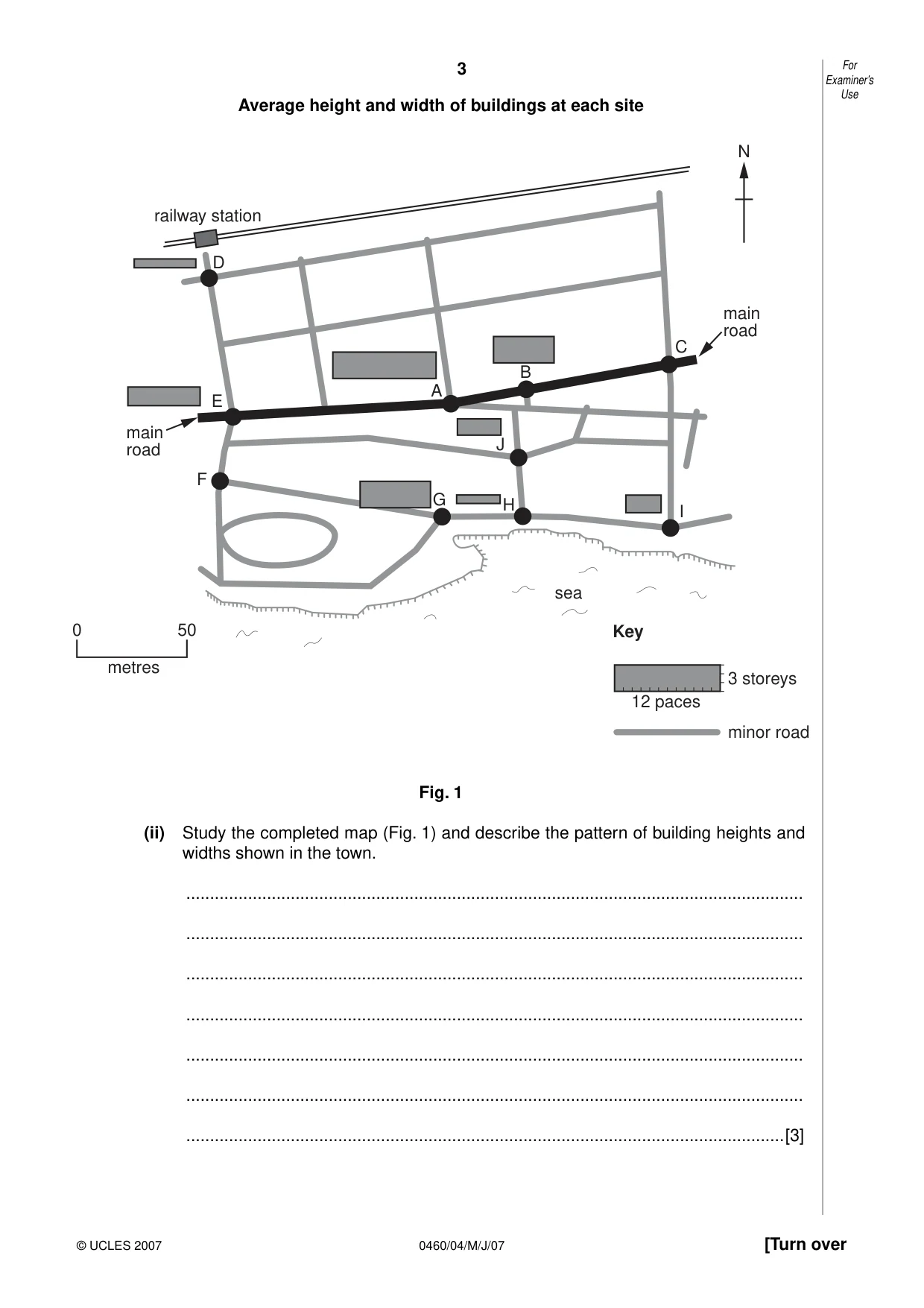 Cambridge IGCSE Geography 0460 2007 May/June Paper 4 · Variant 1 question paper, page 3 of 16