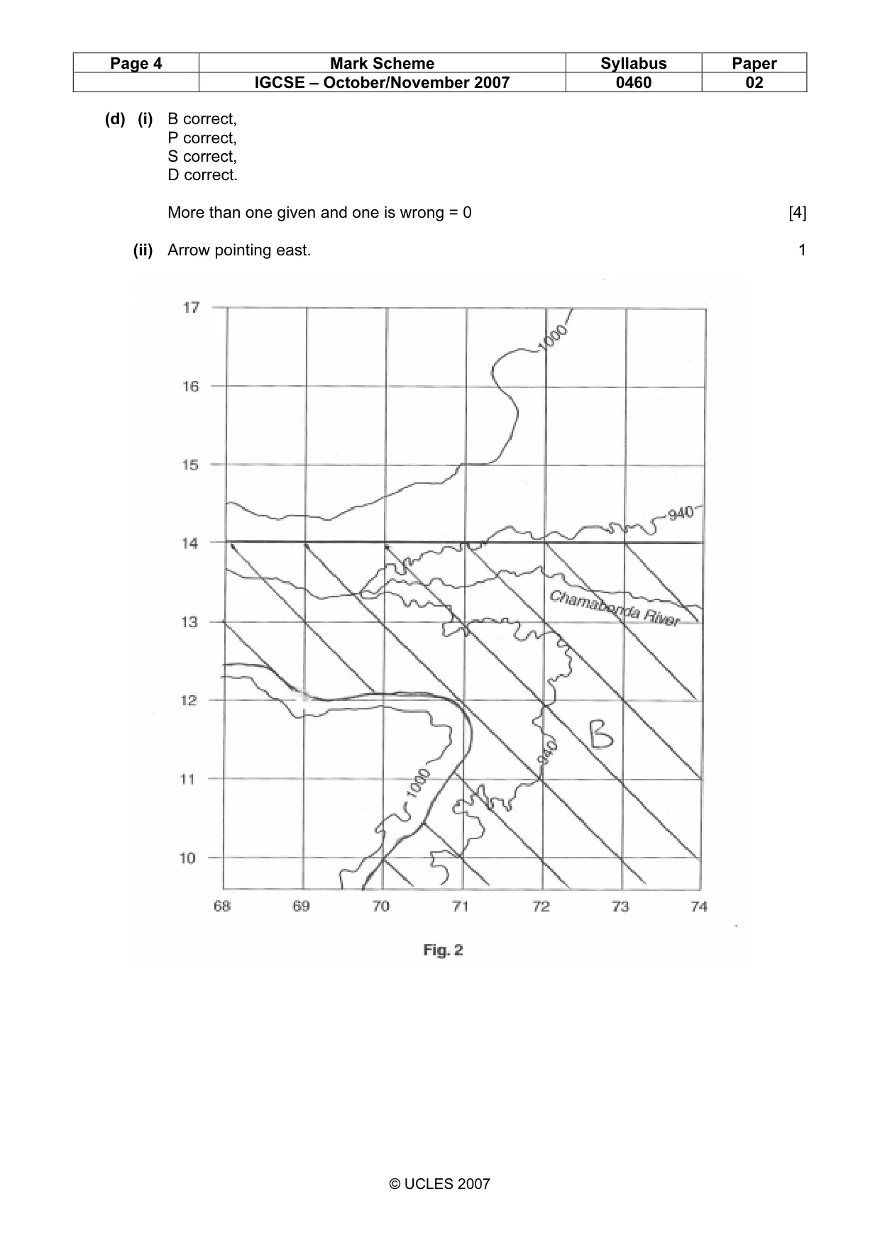 Mark scheme, page 4 of 11