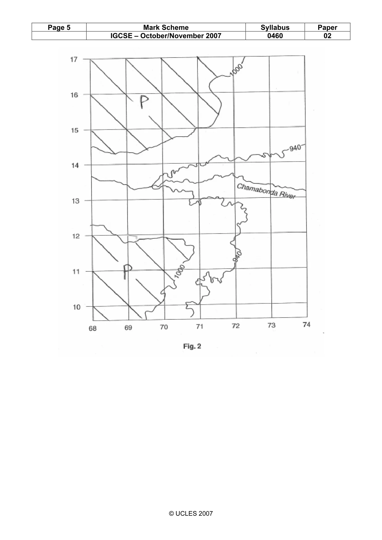 Mark scheme, page 5 of 11