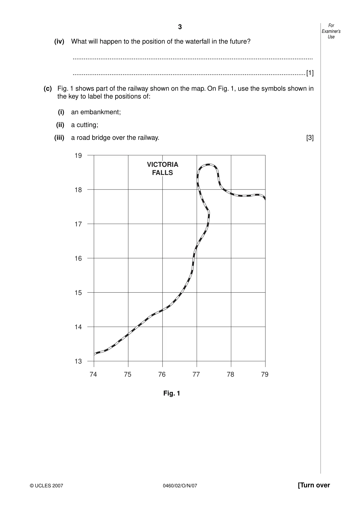 Cambridge IGCSE Geography 0460 2007 Oct/Nov Paper 2 · Variant 1 question paper, page 3 of 16