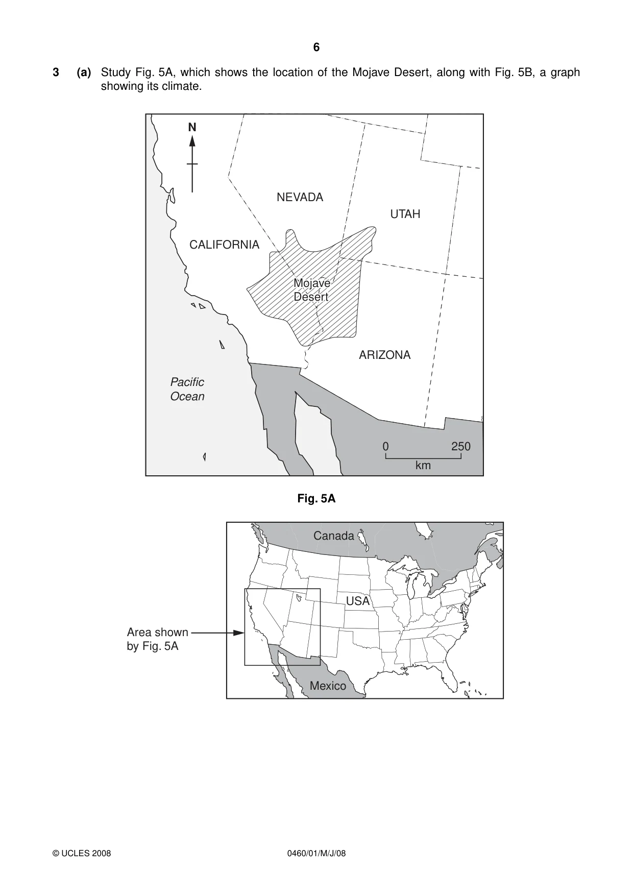 Cambridge IGCSE Geography 0460 2008 May/June Paper 1 · Variant 1 question paper, page 6 of 16