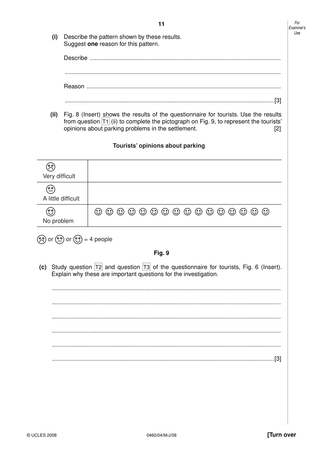 Cambridge IGCSE Geography 0460 2008 May/June Paper 4 · Variant 1 question paper, page 11 of 16