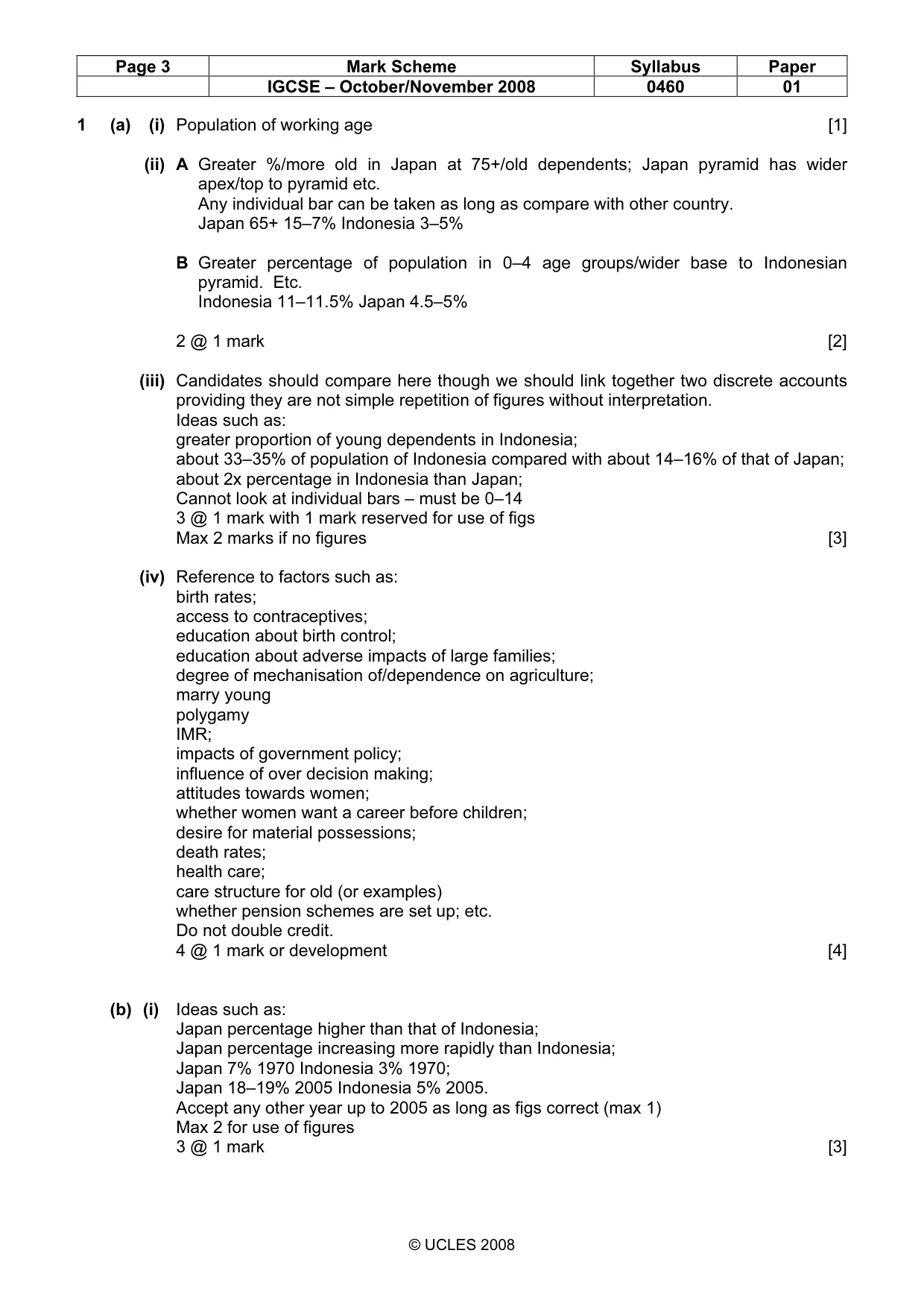 Mark scheme, page 3 of 12