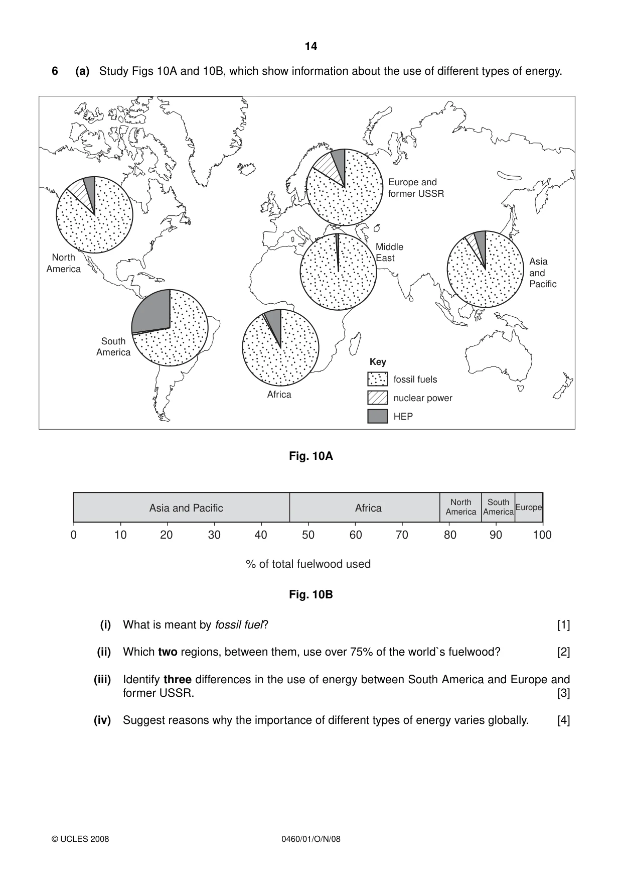 Cambridge IGCSE Geography 0460 2008 Oct/Nov Paper 1 · Variant 1 question paper, page 14 of 16