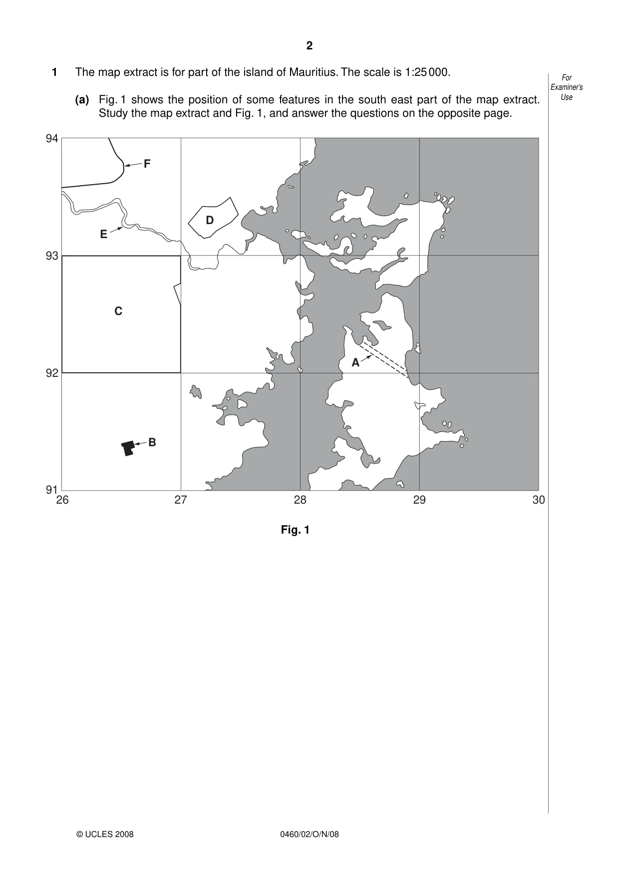 Cambridge IGCSE Geography 0460 2008 Oct/Nov Paper 2 · Variant 1 question paper, page 2 of 16