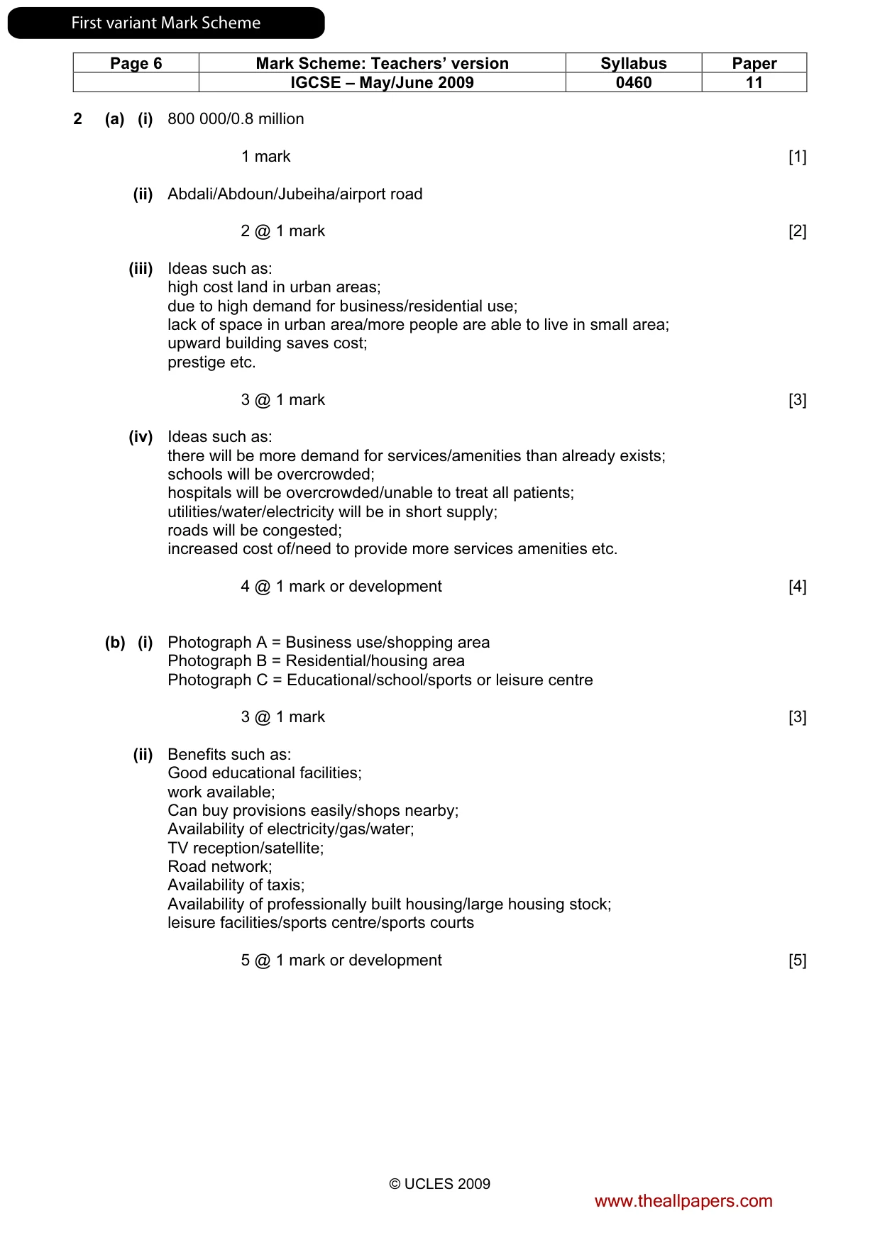 Mark scheme, page 7 of 31