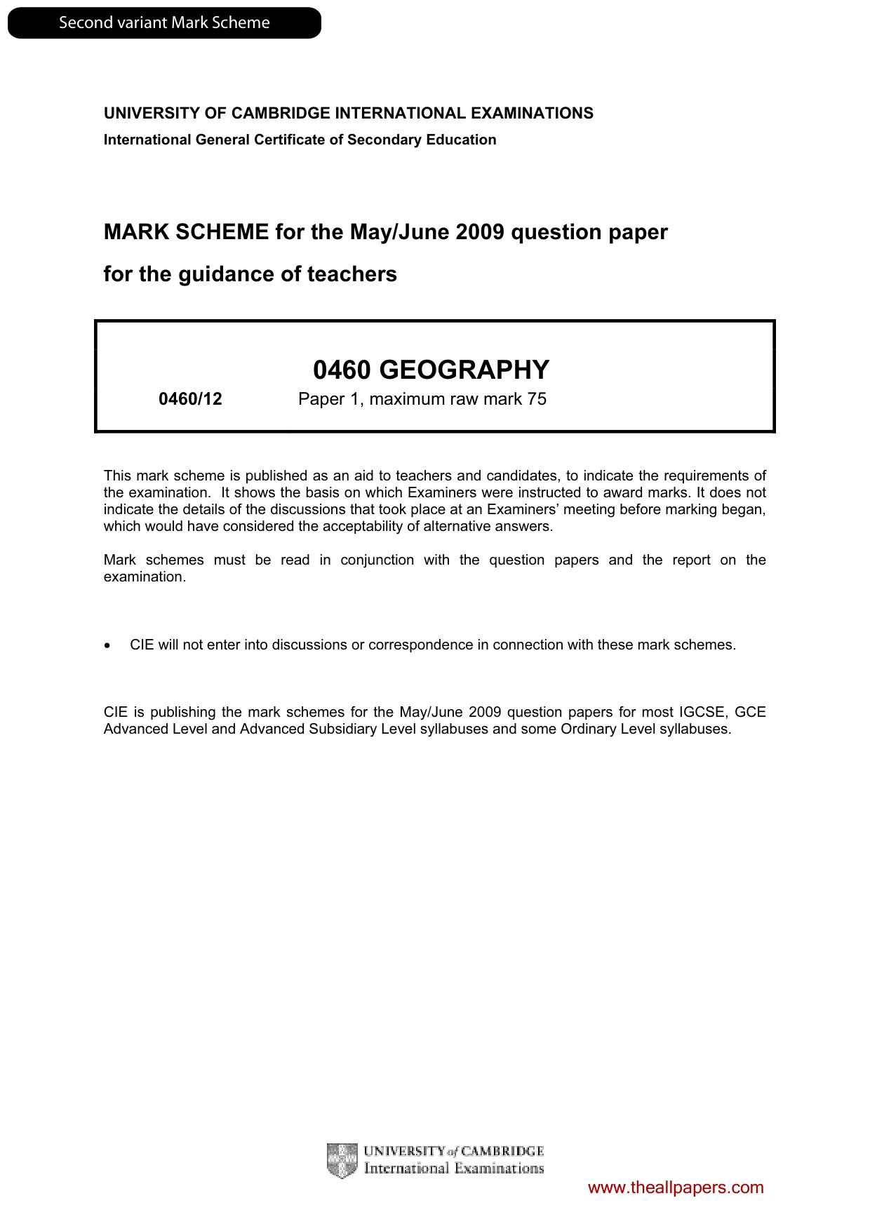 Mark scheme, page 17 of 31