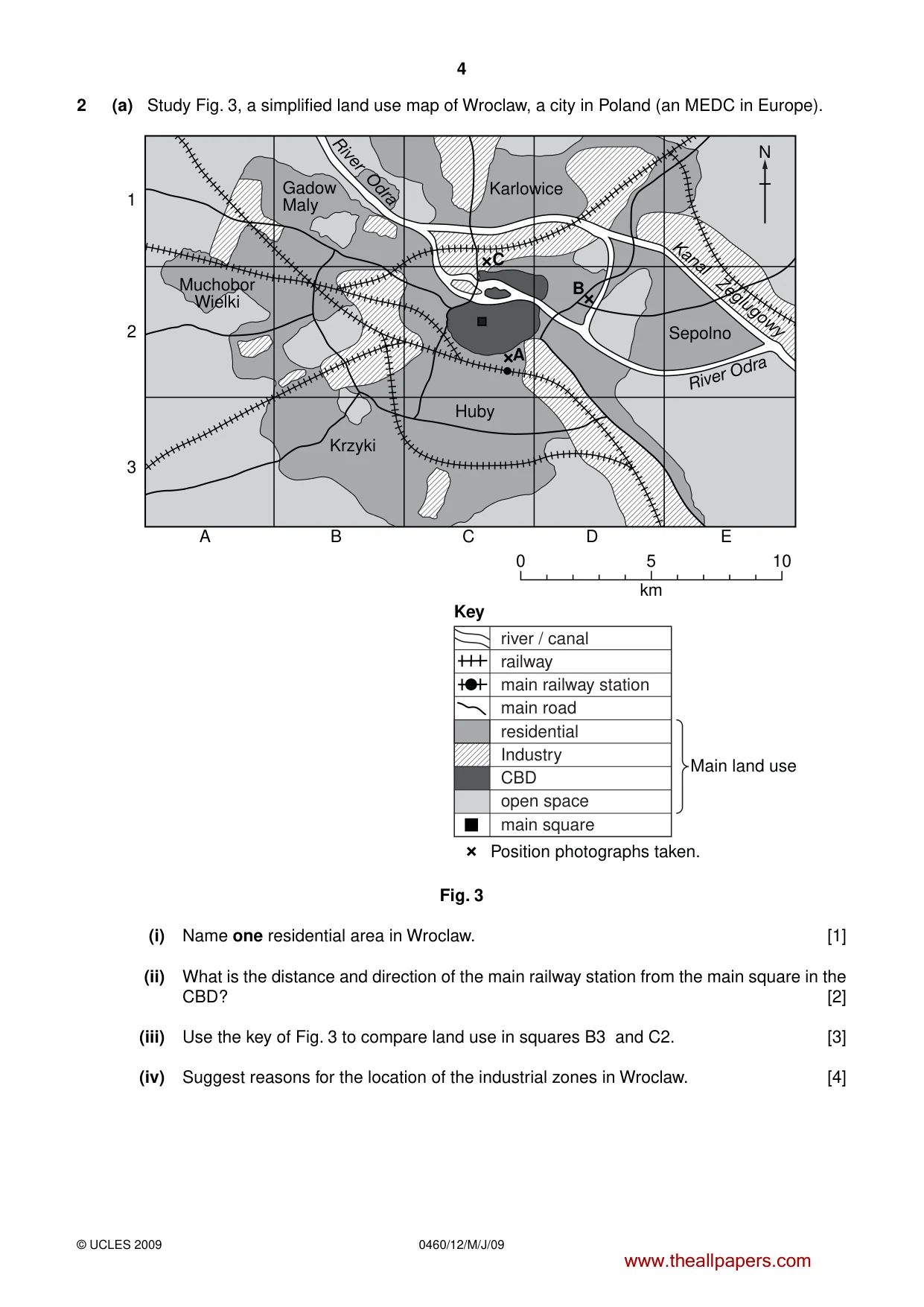 Cambridge IGCSE Geography 0460 2009 May/June Paper 1 · Variant 1 question paper, page 17 of 29