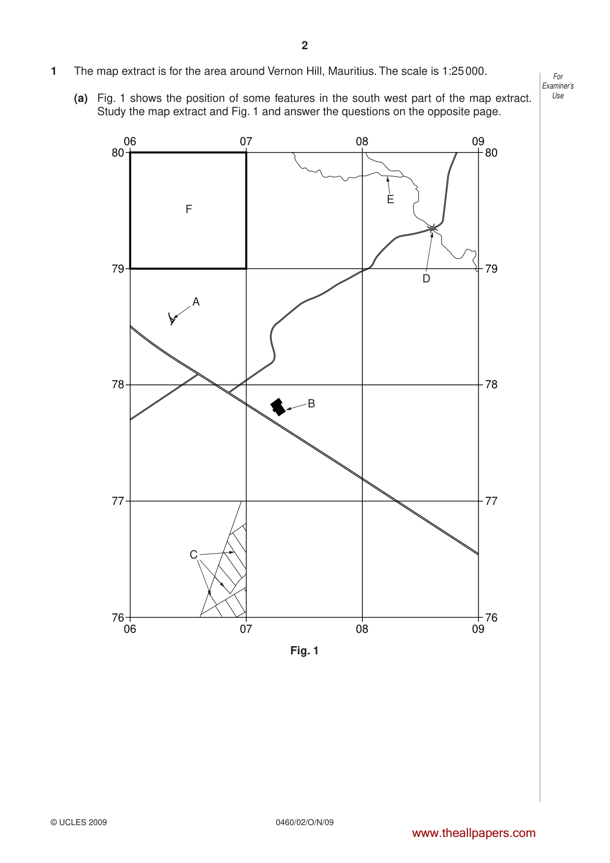 Cambridge IGCSE Geography 0460 2009 Oct/Nov Paper 2 · Variant 0 question paper, page 2 of 16