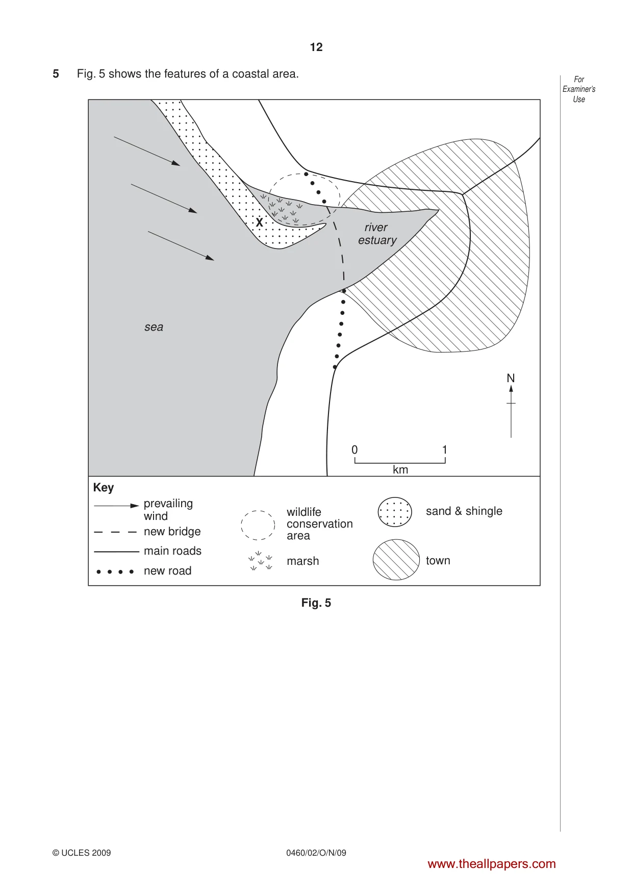 Cambridge IGCSE Geography 0460 2009 Oct/Nov Paper 2 · Variant 0 question paper, page 12 of 16