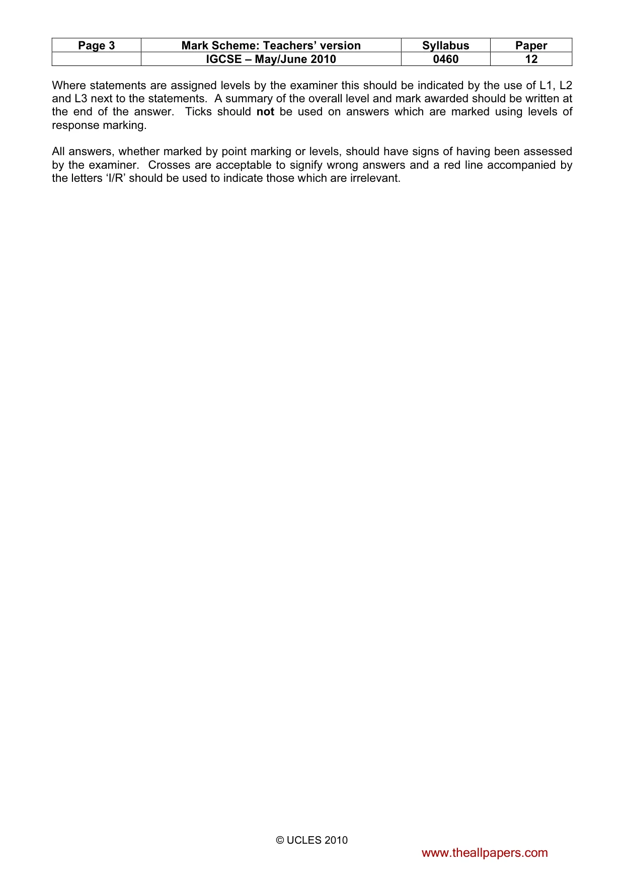 Mark scheme, page 3 of 15
