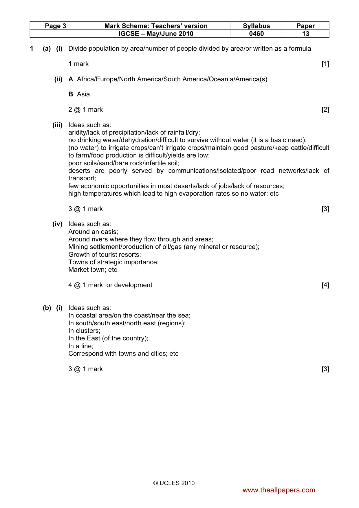 Mark scheme, page 3 of 15