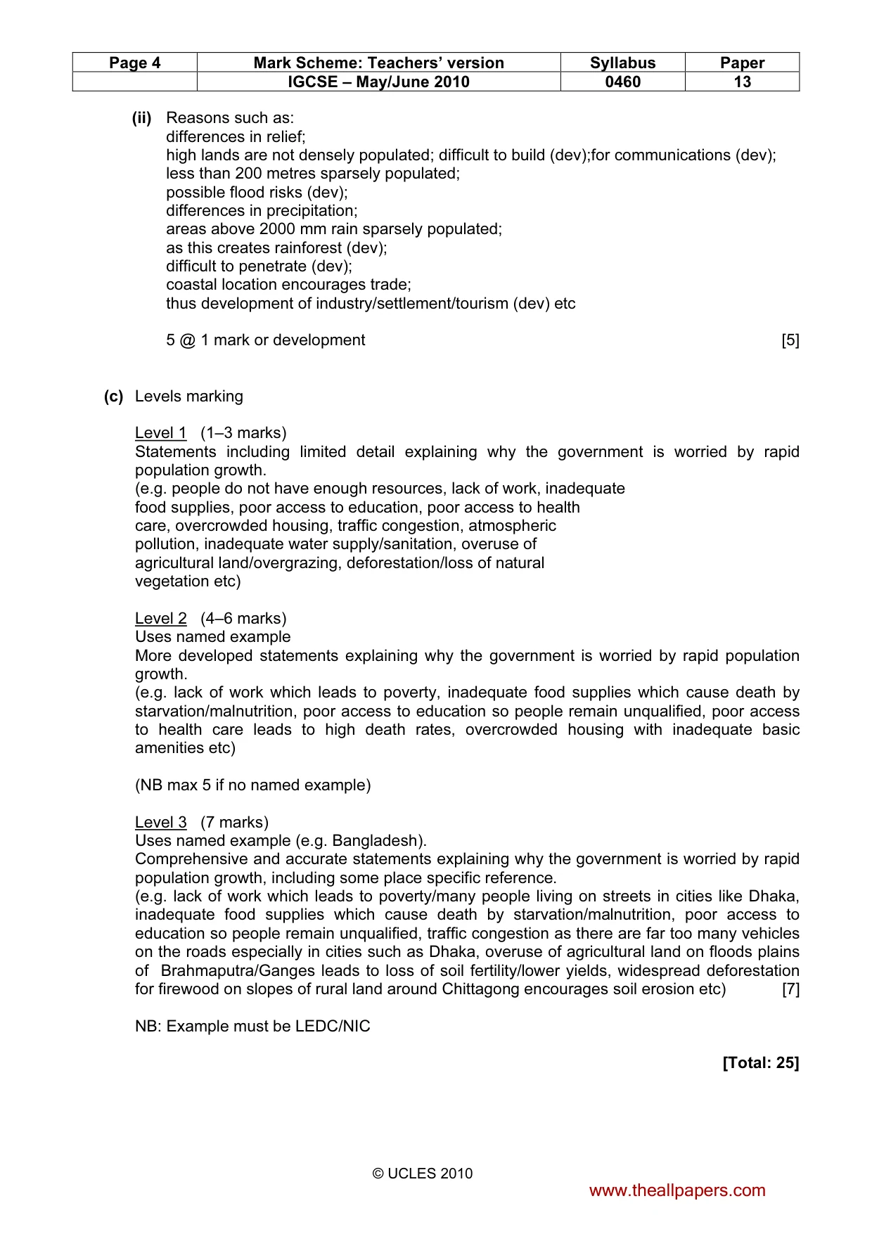 Mark scheme, page 4 of 15