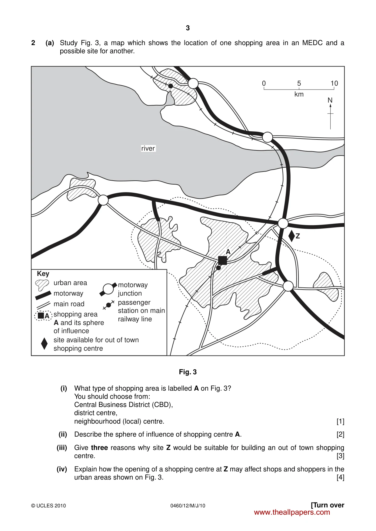 Cambridge IGCSE Geography 0460 2010 May/June Paper 1 · Variant 2 question paper, page 3 of 12