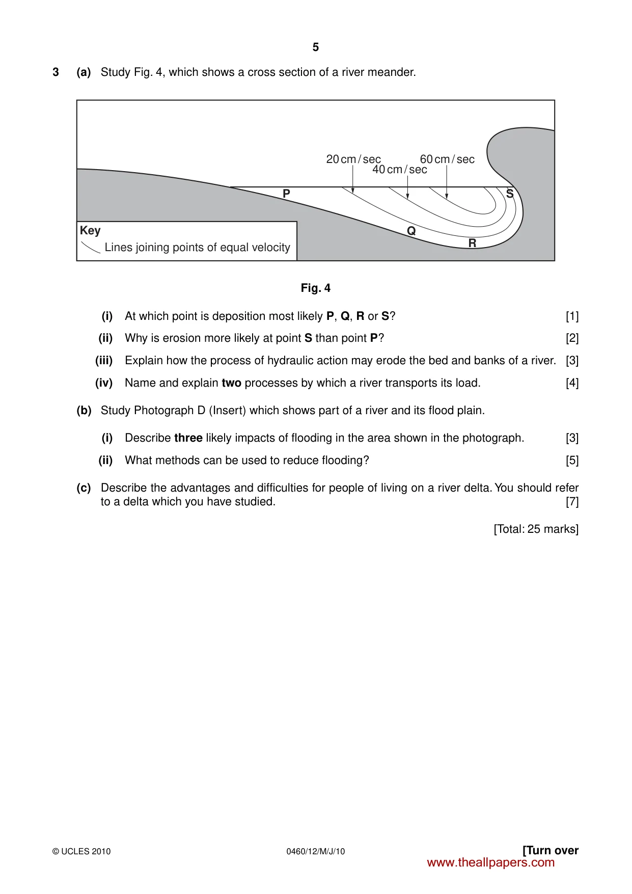 Cambridge IGCSE Geography 0460 2010 May/June Paper 1 · Variant 2 question paper, page 5 of 12